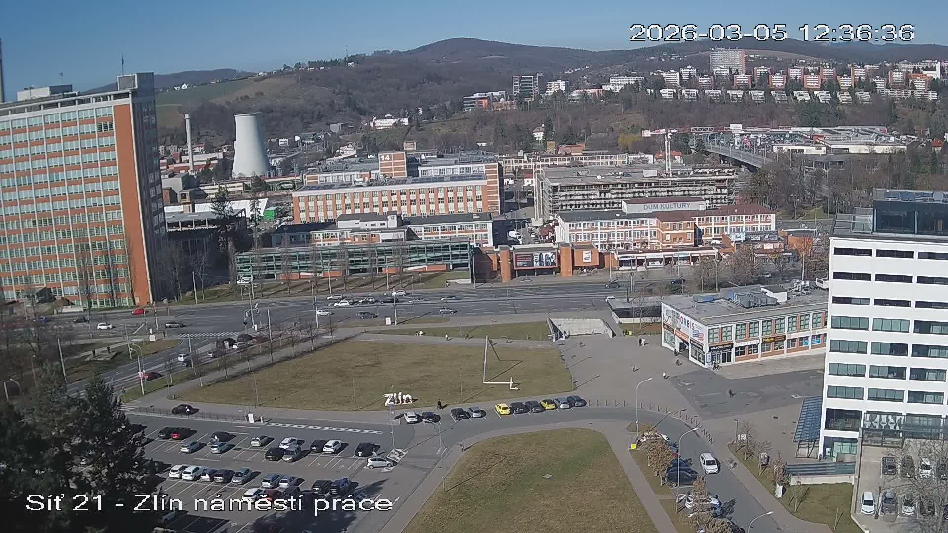 Zlín Industrial Area Live Cam - Zlin 1, Zlin, Czechia