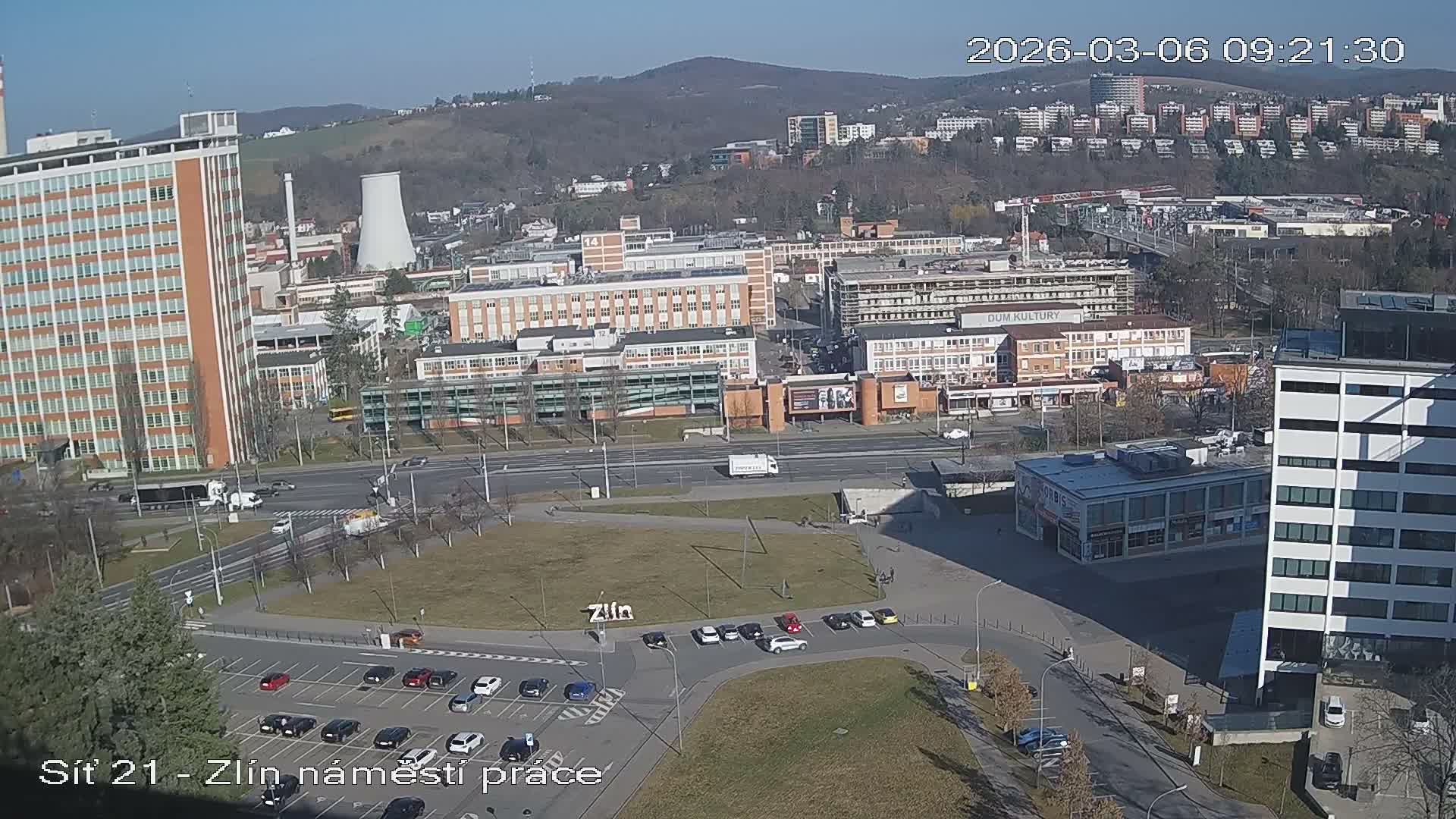 Zlín Industrial Area Live Cam - Zlin 1, Zlin, Czechia