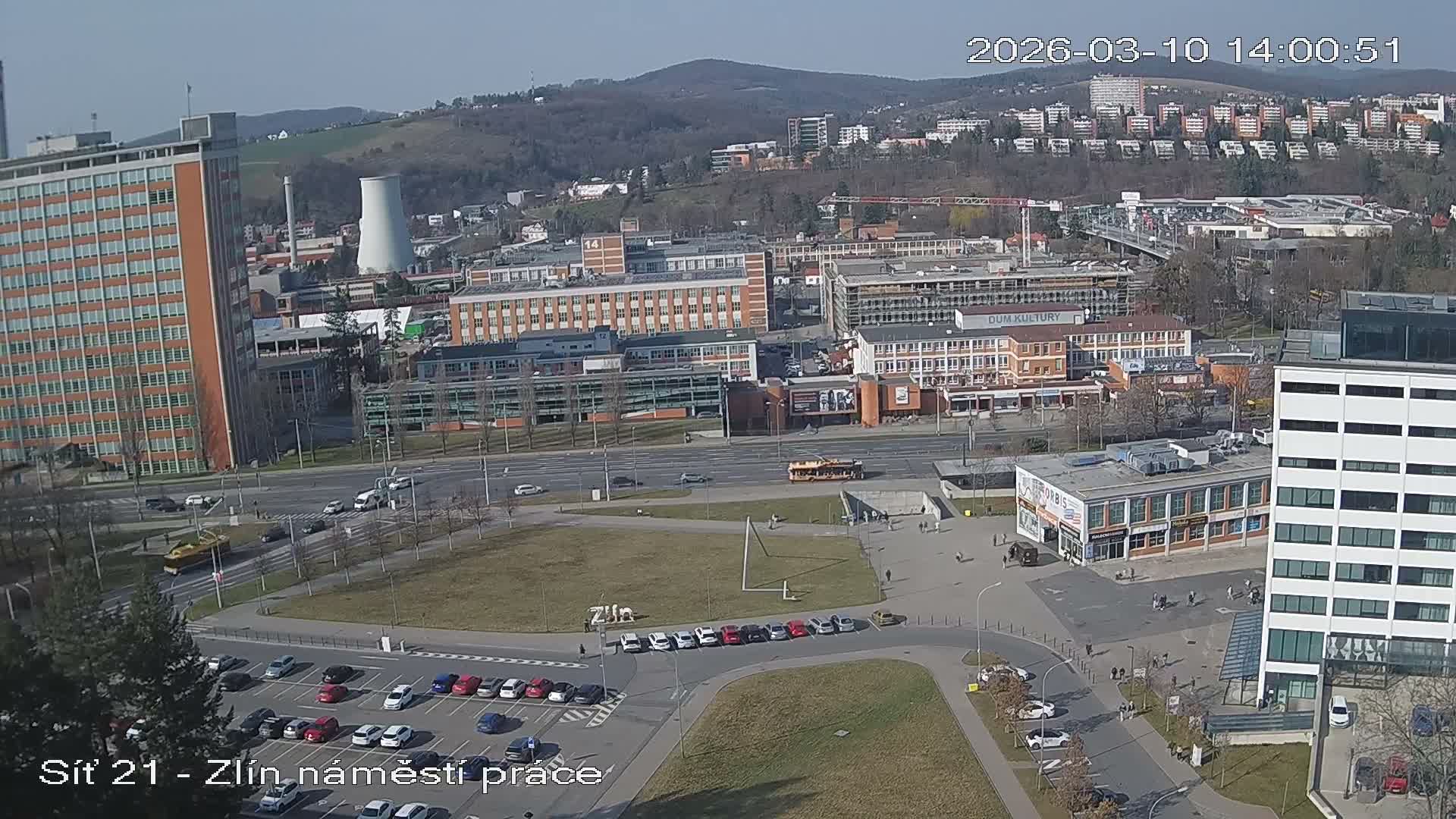 Zlín Industrial Area Live Cam - Zlin 1, Zlin, Czechia