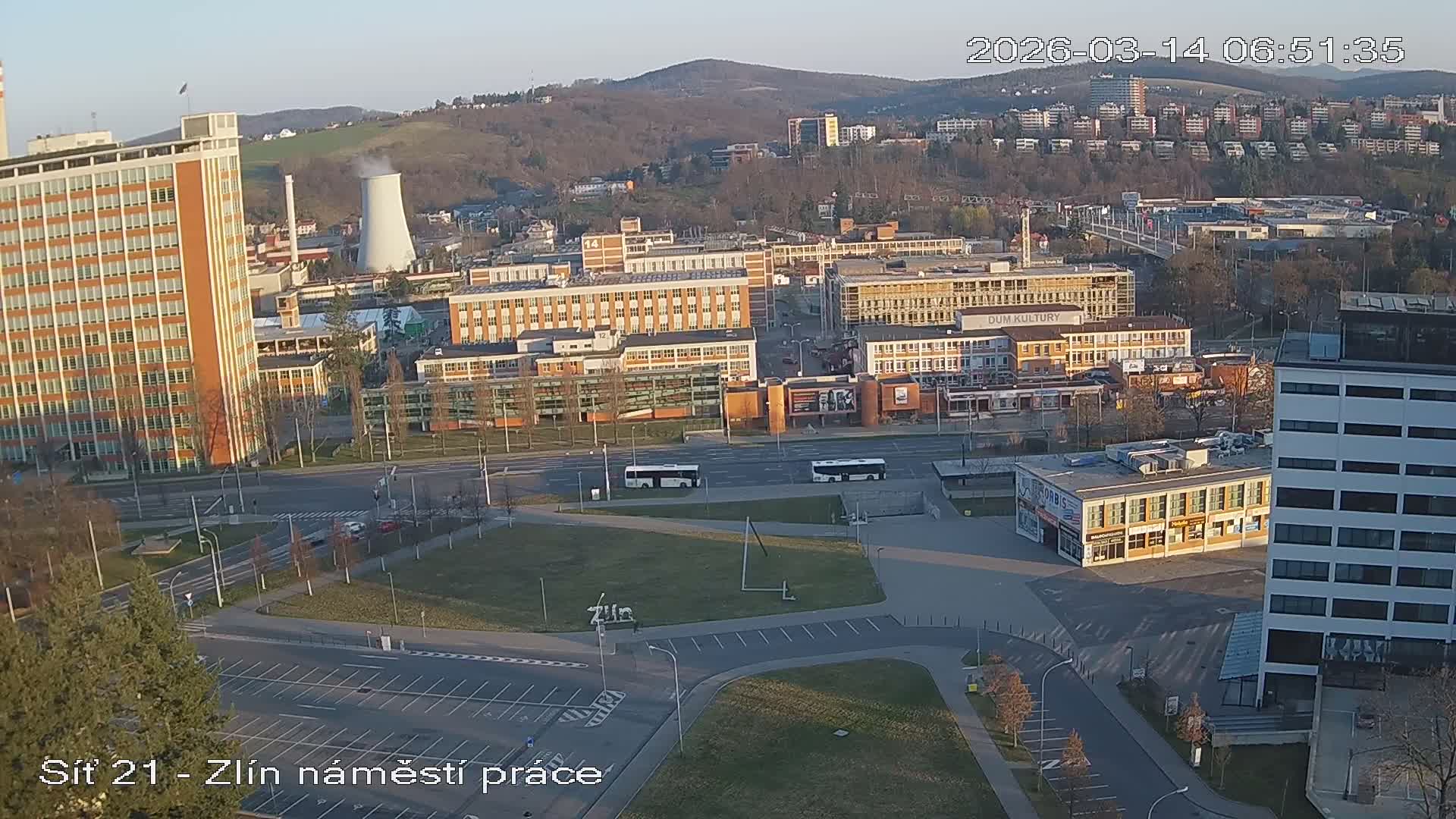 Zlín Industrial Area Live Cam - Zlin 1, Zlin, Czechia