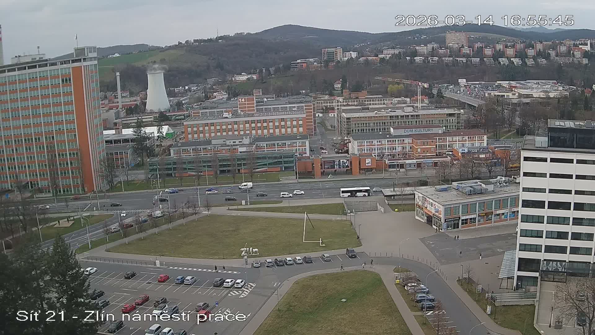 Zlín Industrial Area Live Cam - Zlin 1, Zlin, Czechia
