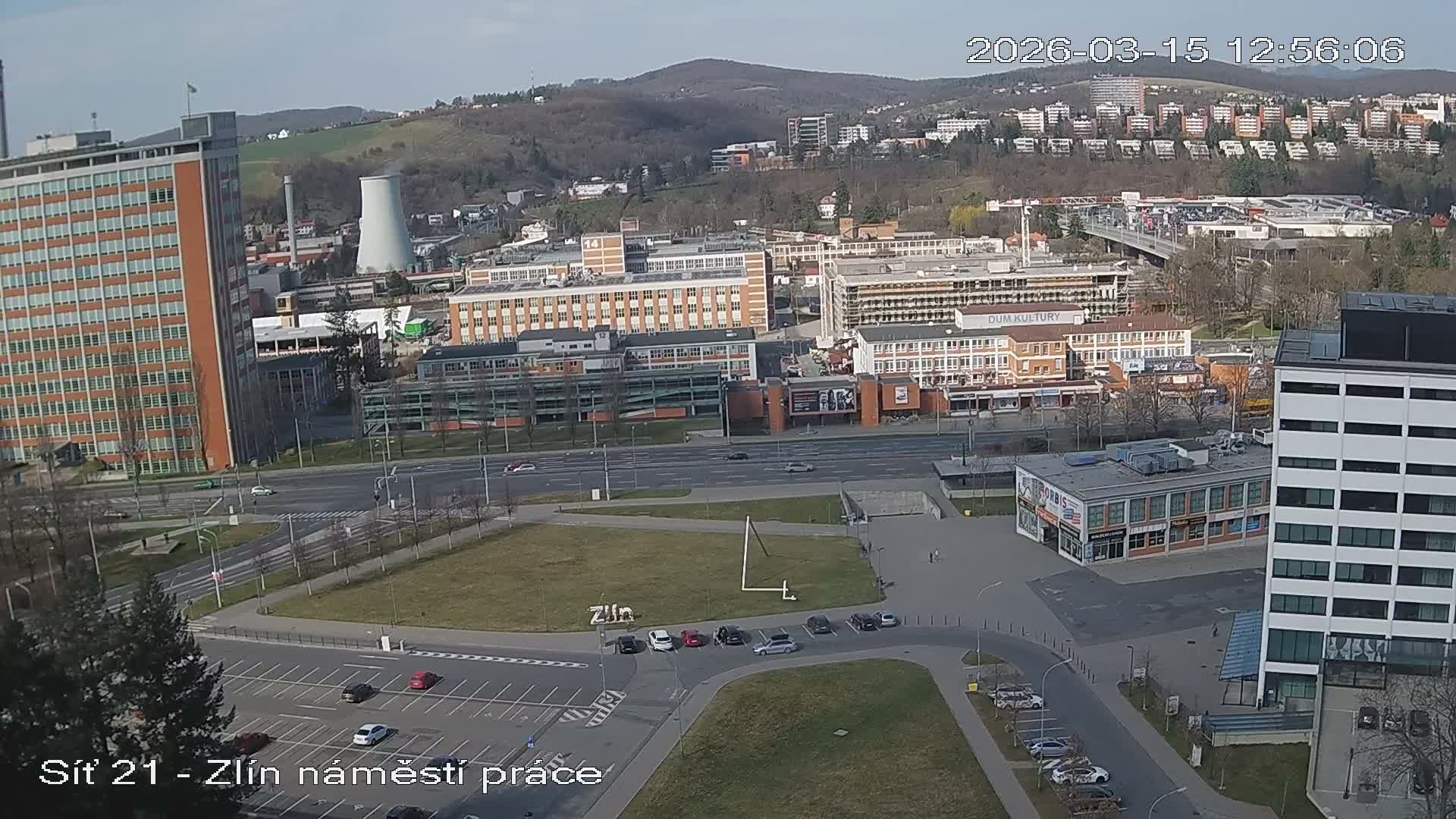 Zlín Industrial Area Live Cam - Zlin 1, Zlin, Czechia