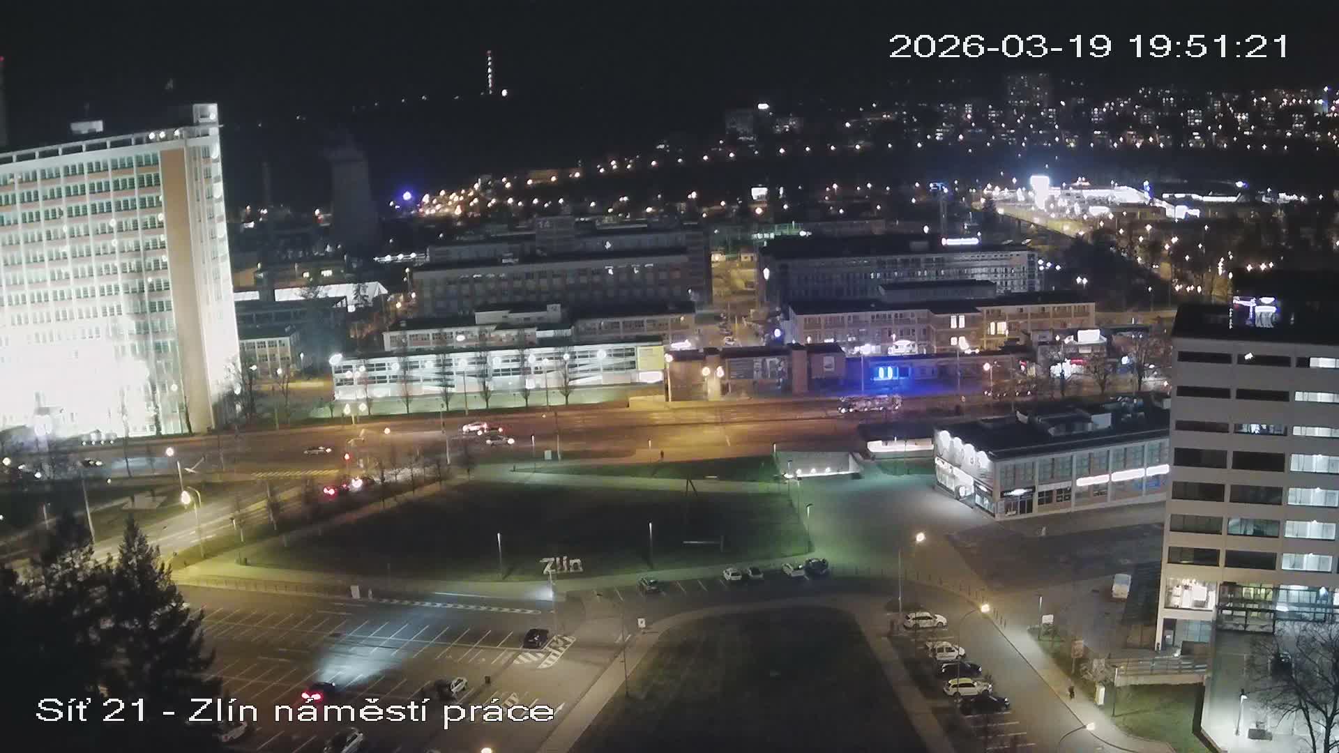 Zlín Industrial Area Live Cam - Zlin 1, Zlin, Czechia
