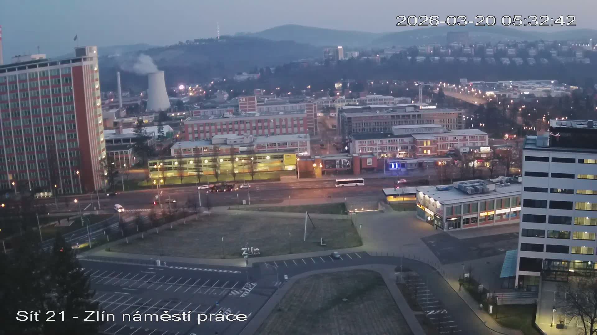 Zlín Industrial Area Live Cam - Zlin 1, Zlin, Czechia