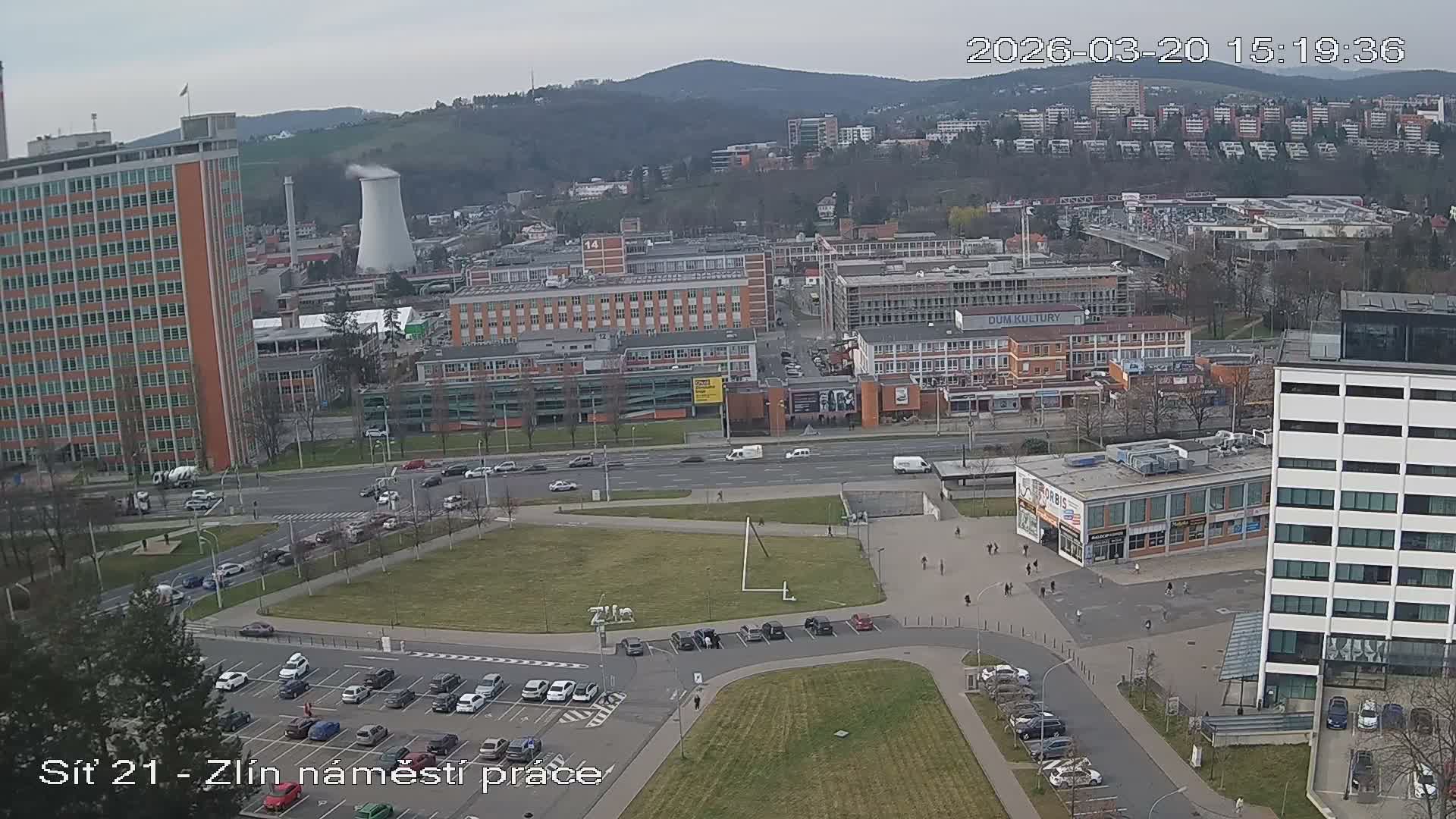 Zlín Industrial Area Live Cam - Zlin 1, Zlin, Czechia