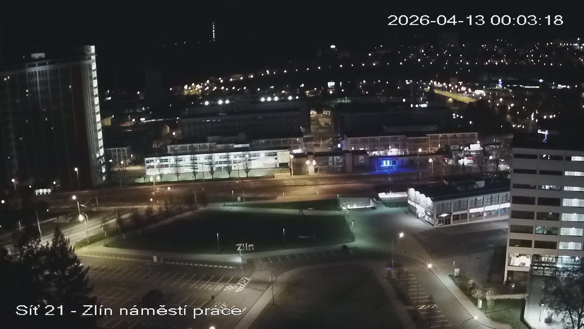 Zlín Industrial Area Live Cam - Zlin 1, Zlin, Czechia