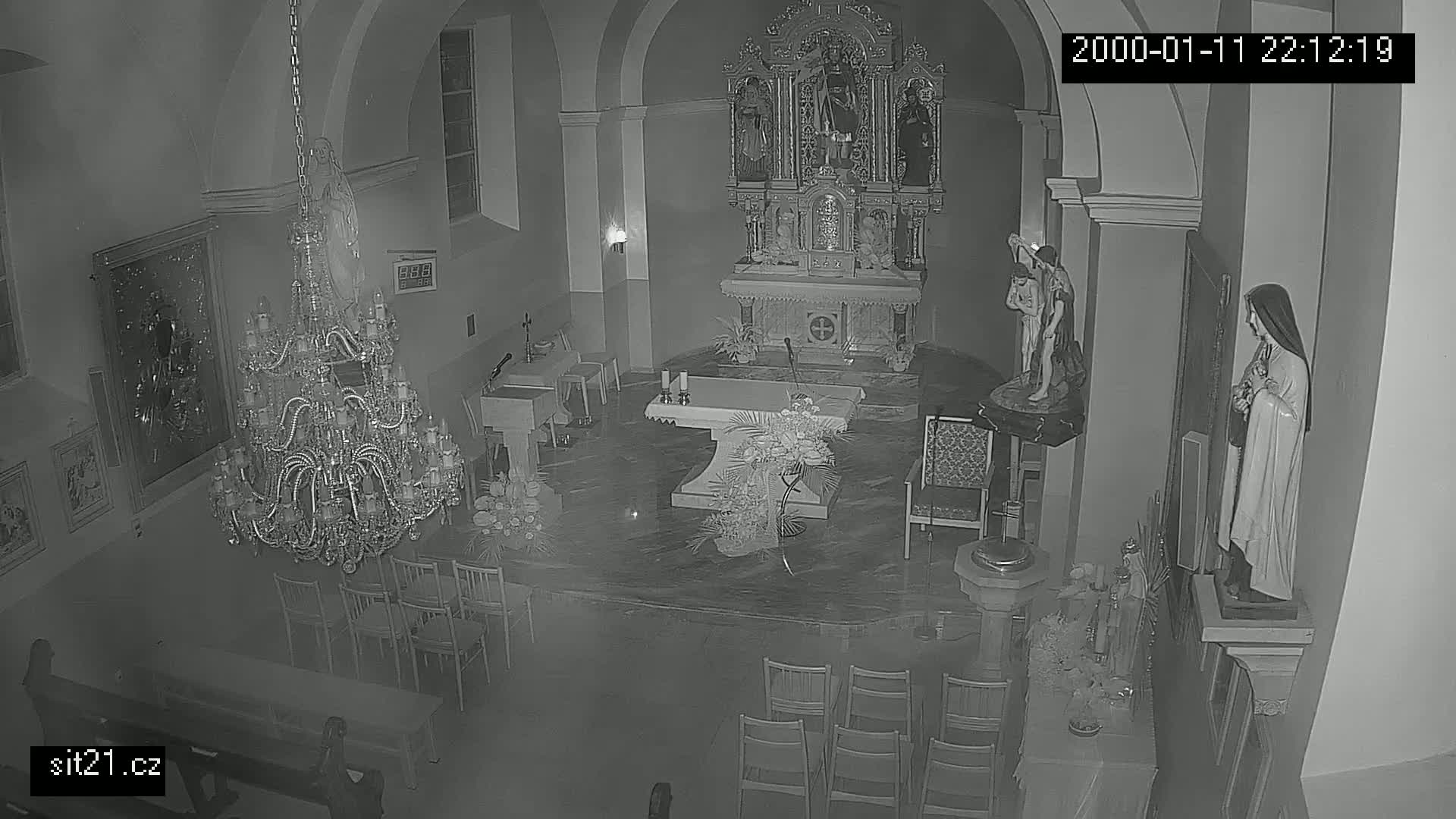 Ludslavice Church of St. Wenceslaus (Kostel) Indoor Live Cam -  Ludslavice, Kroměříz, Zlin, Czechia