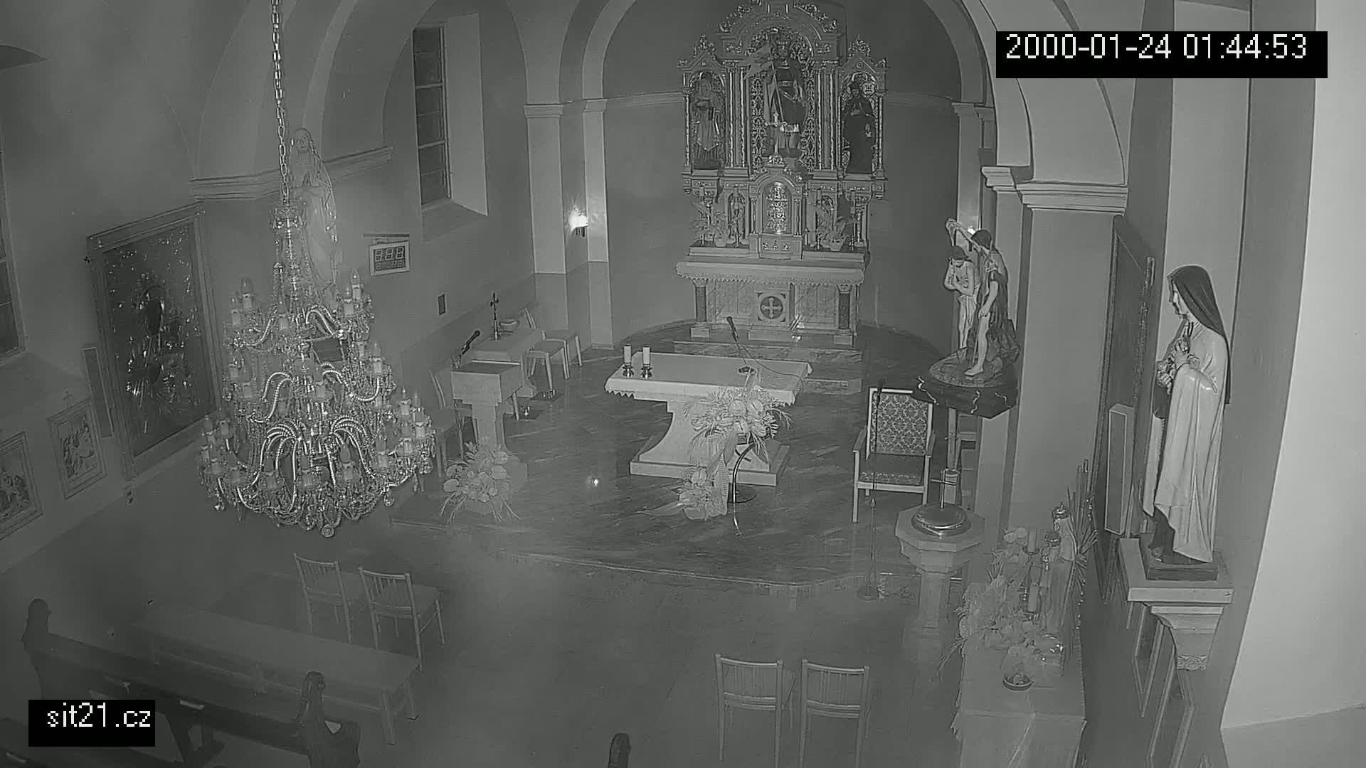 Ludslavice Church of St. Wenceslaus (Kostel) Indoor Live Cam -  Ludslavice, Kroměříz, Zlin, Czechia
