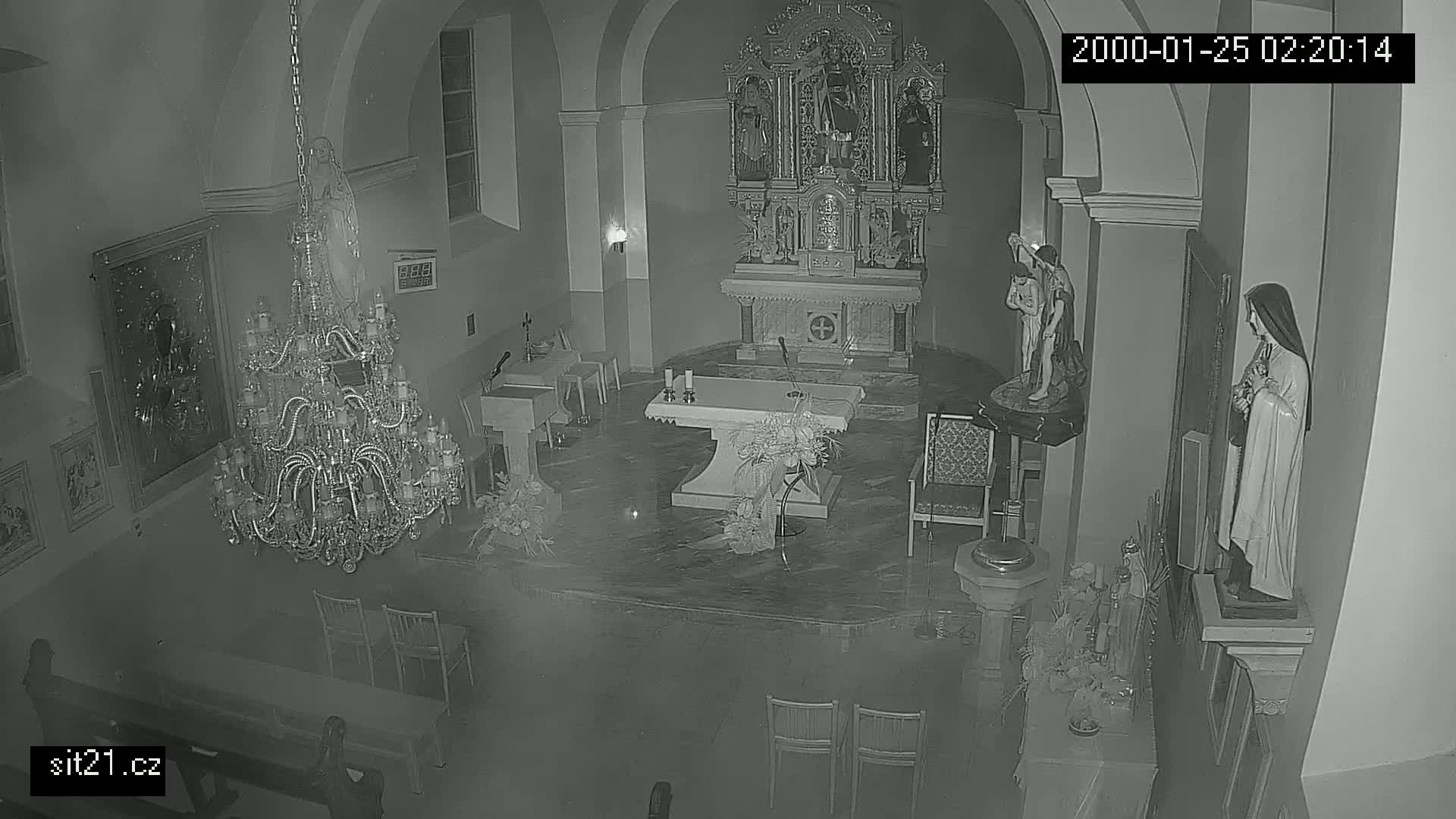 Ludslavice Church of St. Wenceslaus (Kostel) Indoor Live Cam -  Ludslavice, Kroměříz, Zlin, Czechia