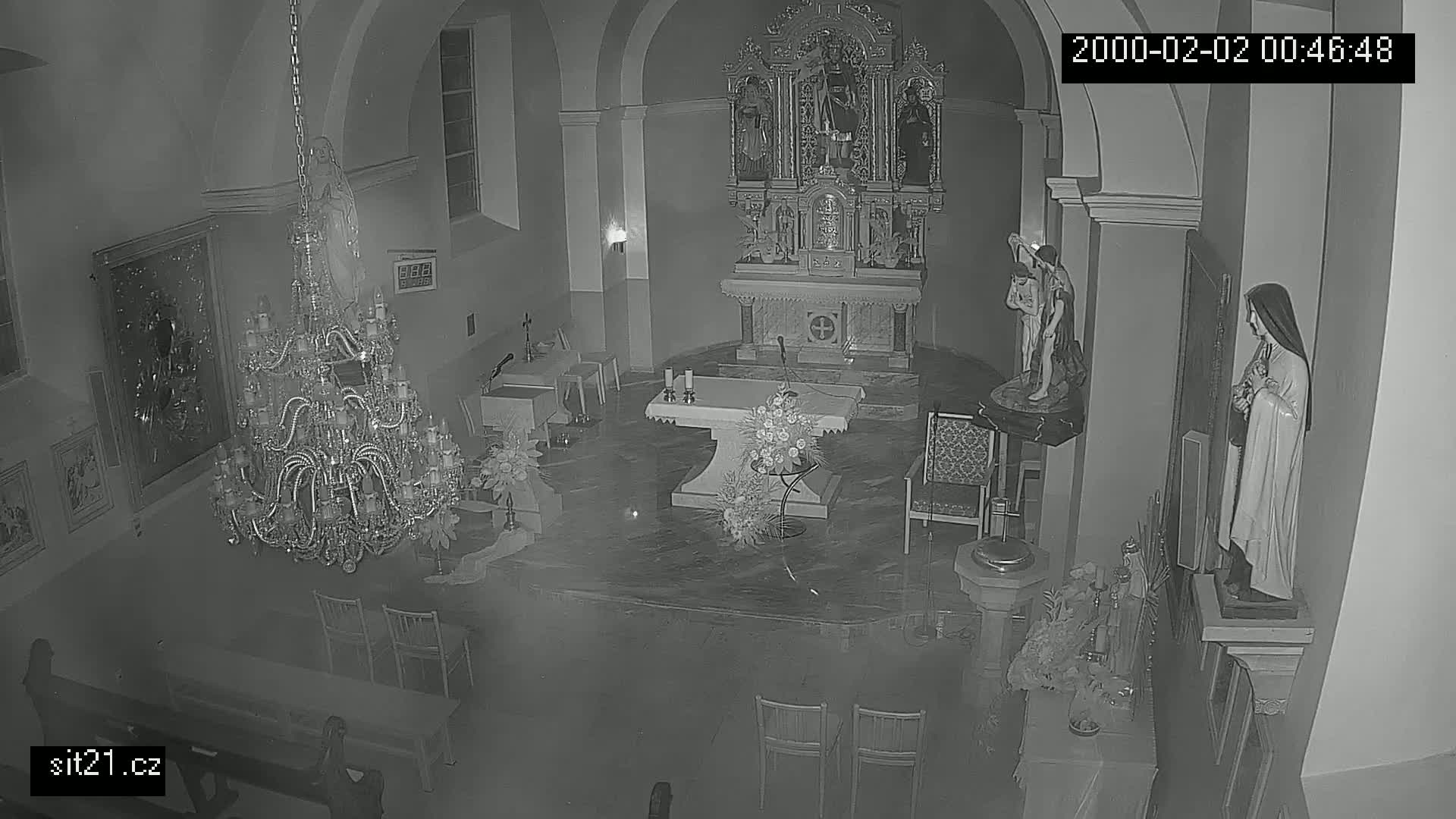 Ludslavice Church of St. Wenceslaus (Kostel) Indoor Live Cam -  Ludslavice, Kroměříz, Zlin, Czechia