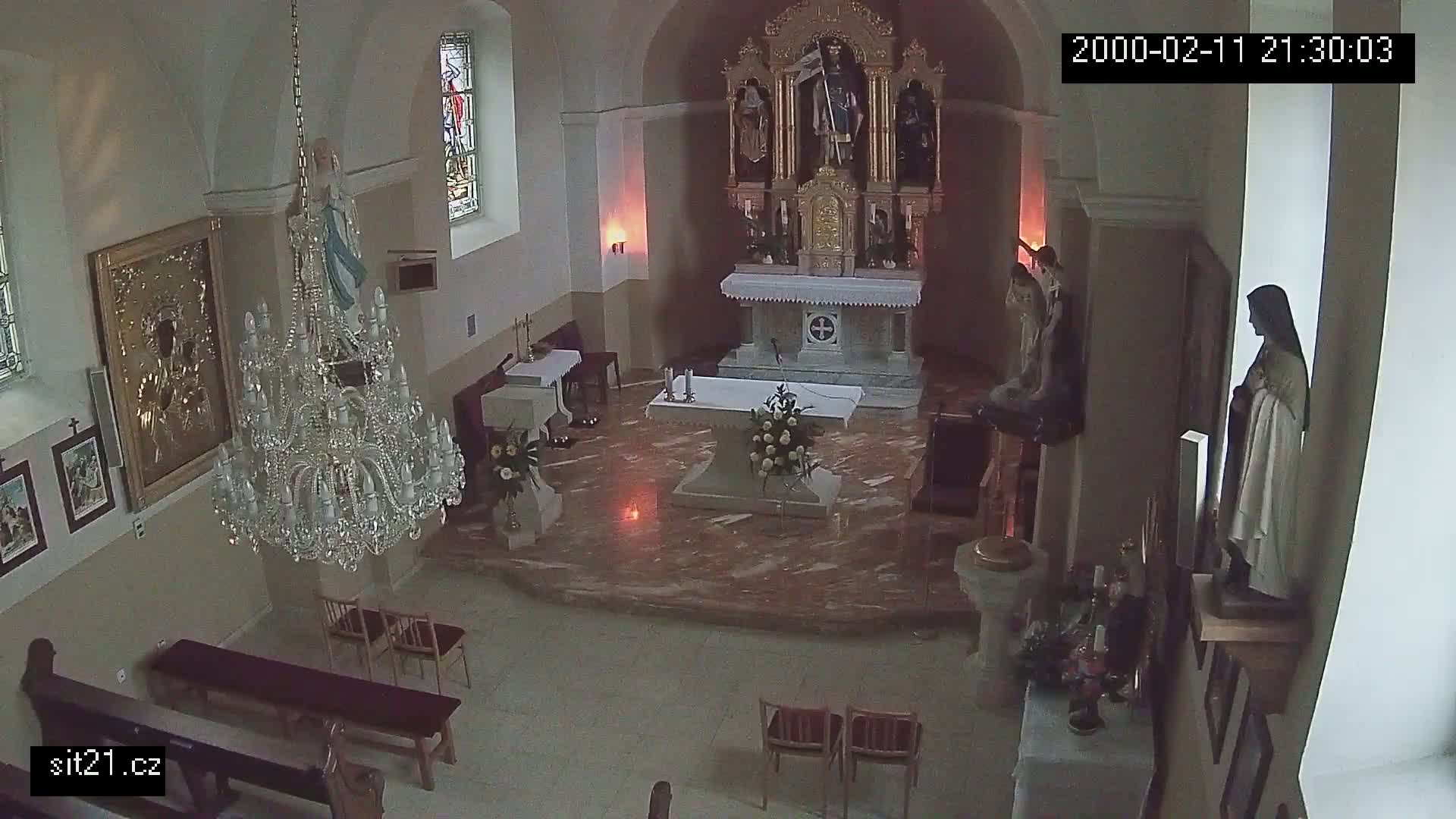 Ludslavice Church of St. Wenceslaus (Kostel) Indoor Live Cam -  Ludslavice, Kroměříz, Zlin, Czechia