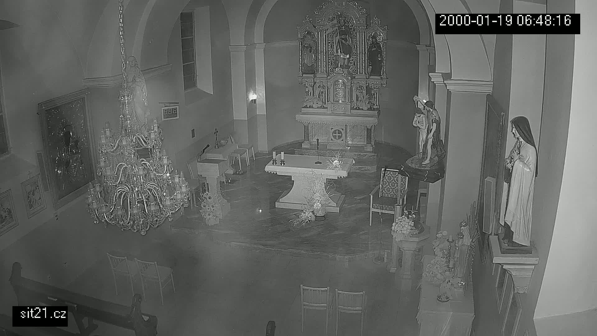Ludslavice Church of St. Wenceslaus (Kostel) Indoor Live Cam -  Ludslavice, Kroměříz, Zlin, Czechia