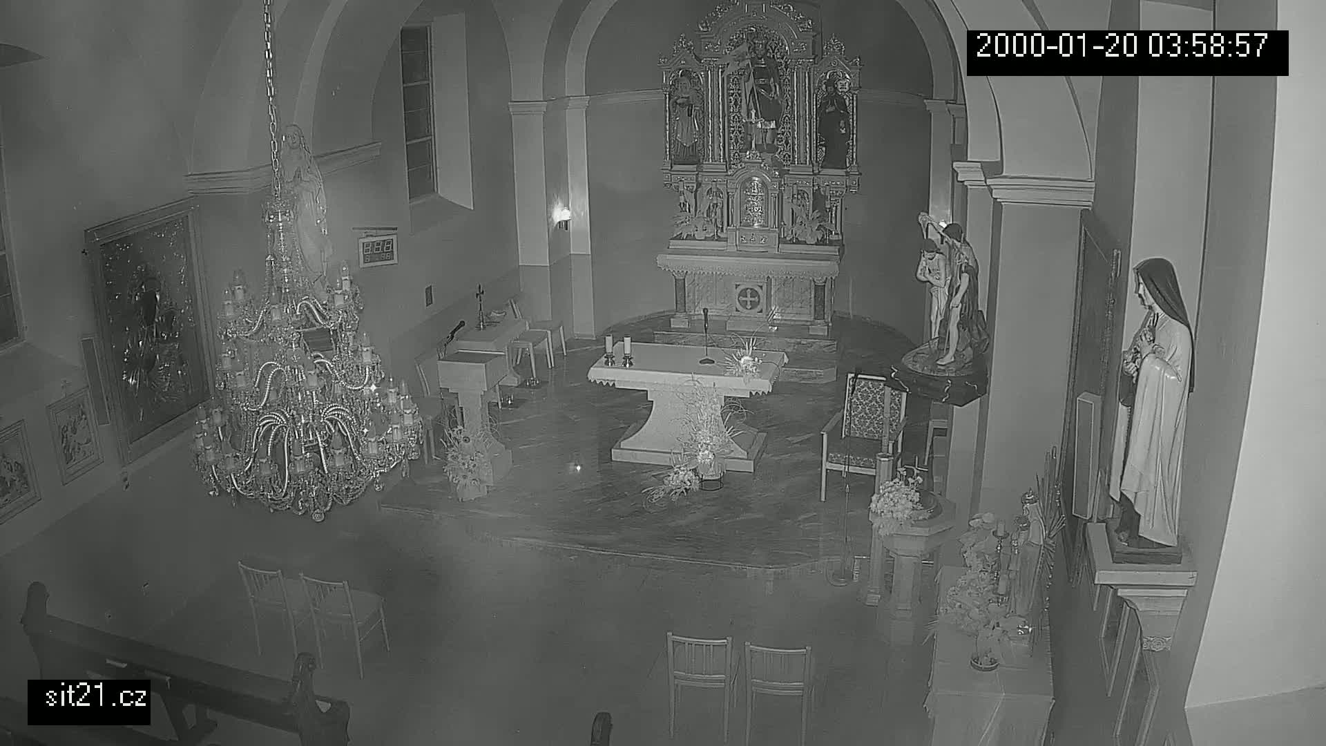 Ludslavice Church of St. Wenceslaus (Kostel) Indoor Live Cam -  Ludslavice, Kroměříz, Zlin, Czechia