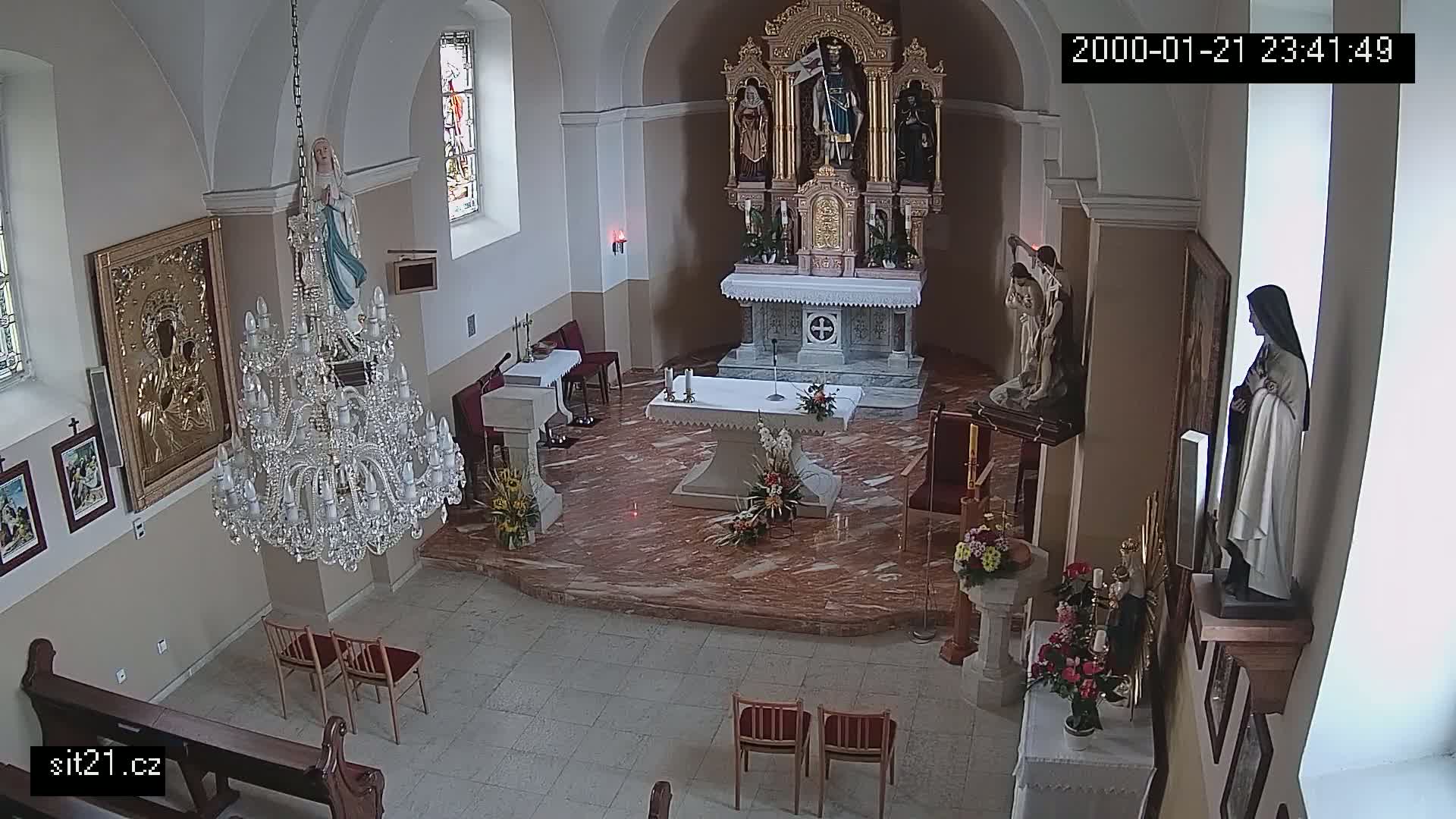 Ludslavice Church of St. Wenceslaus (Kostel) Indoor Live Cam -  Ludslavice, Kroměříz, Zlin, Czechia