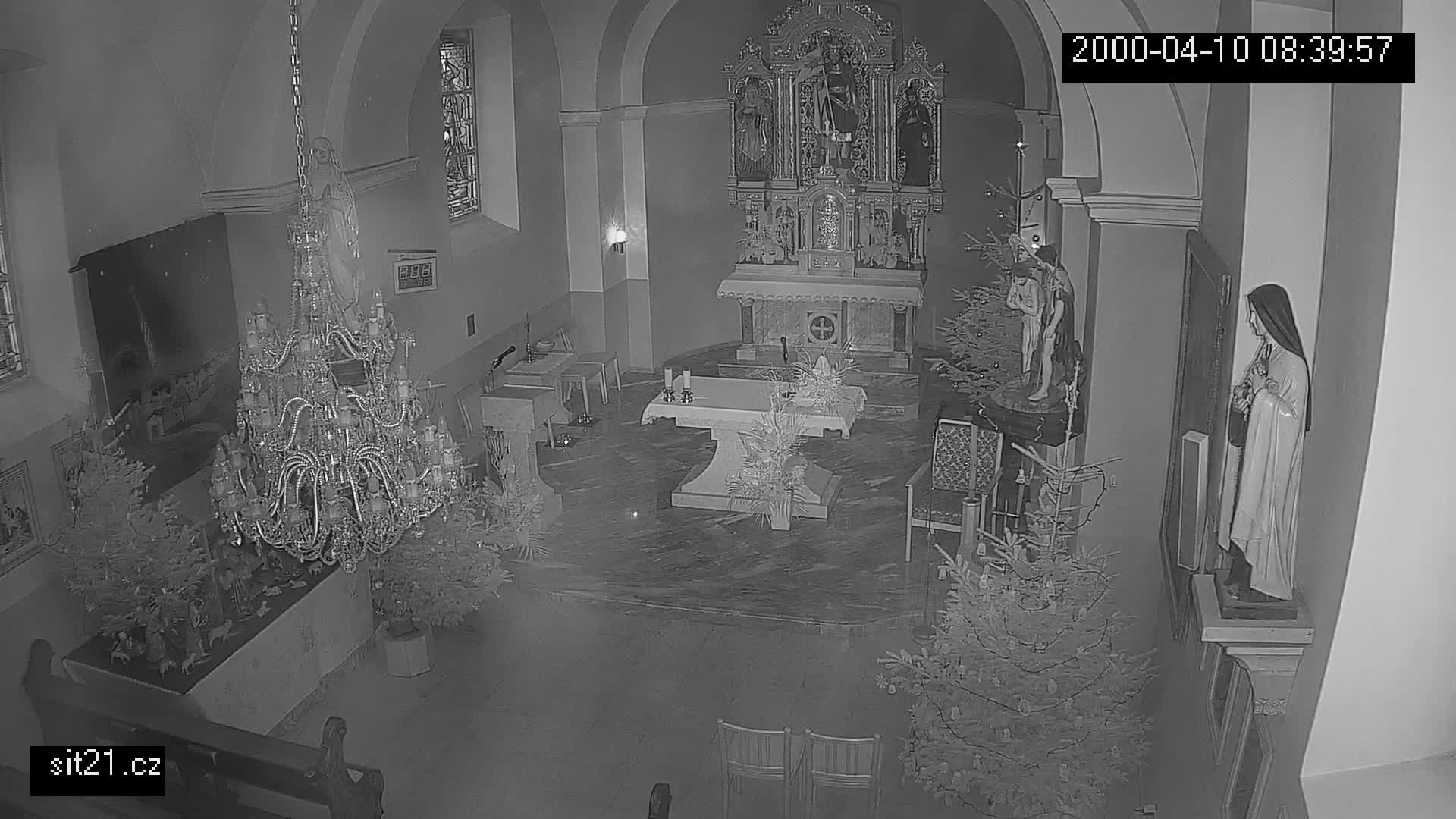 Ludslavice Church of St. Wenceslaus (Kostel) Indoor Live Cam -  Ludslavice, Kroměříz, Zlin, Czechia