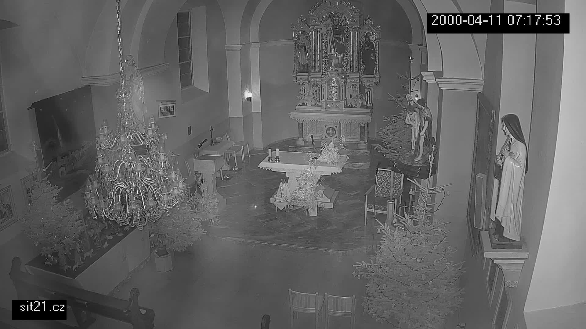 Ludslavice Church of St. Wenceslaus (Kostel) Indoor Live Cam -  Ludslavice, Kroměříz, Zlin, Czechia