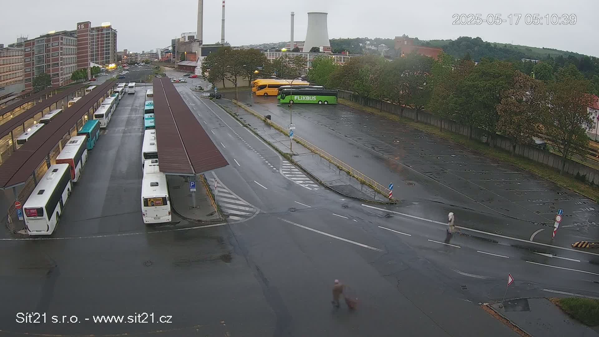 Zlín Main Train & Bus Station Live Cam -  Zlin 1, Zlin, Czechia