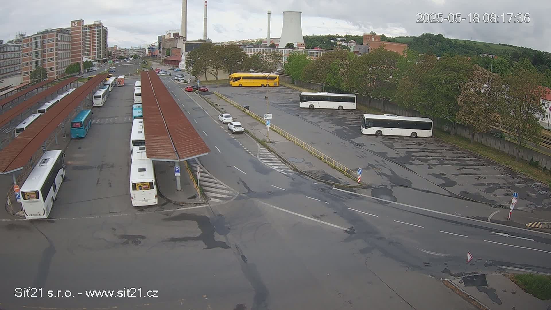 Zlín Main Train & Bus Station Live Cam -  Zlin 1, Zlin, Czechia