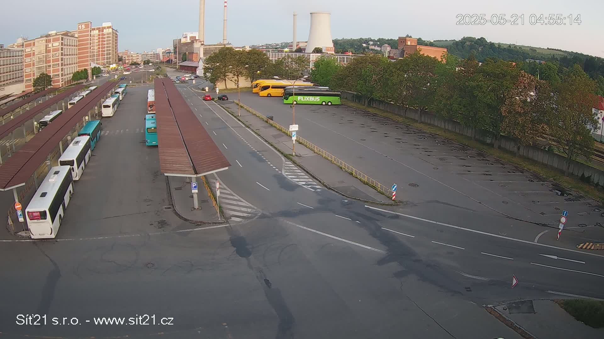Zlín Main Train & Bus Station Live Cam -  Zlin 1, Zlin, Czechia