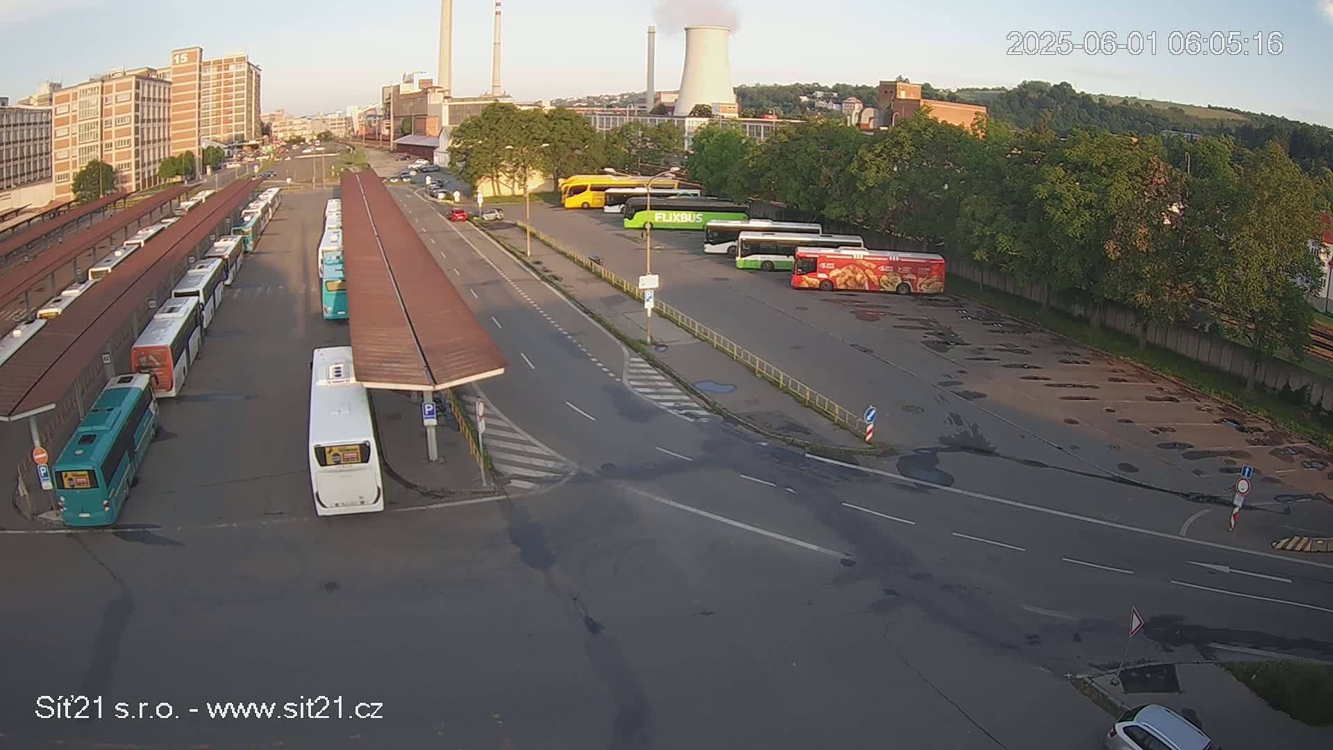 Zlín Main Train & Bus Station Live Cam -  Zlin 1, Zlin, Czechia
