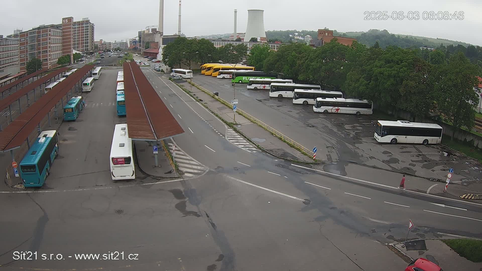 Zlín Main Train & Bus Station Live Cam -  Zlin 1, Zlin, Czechia