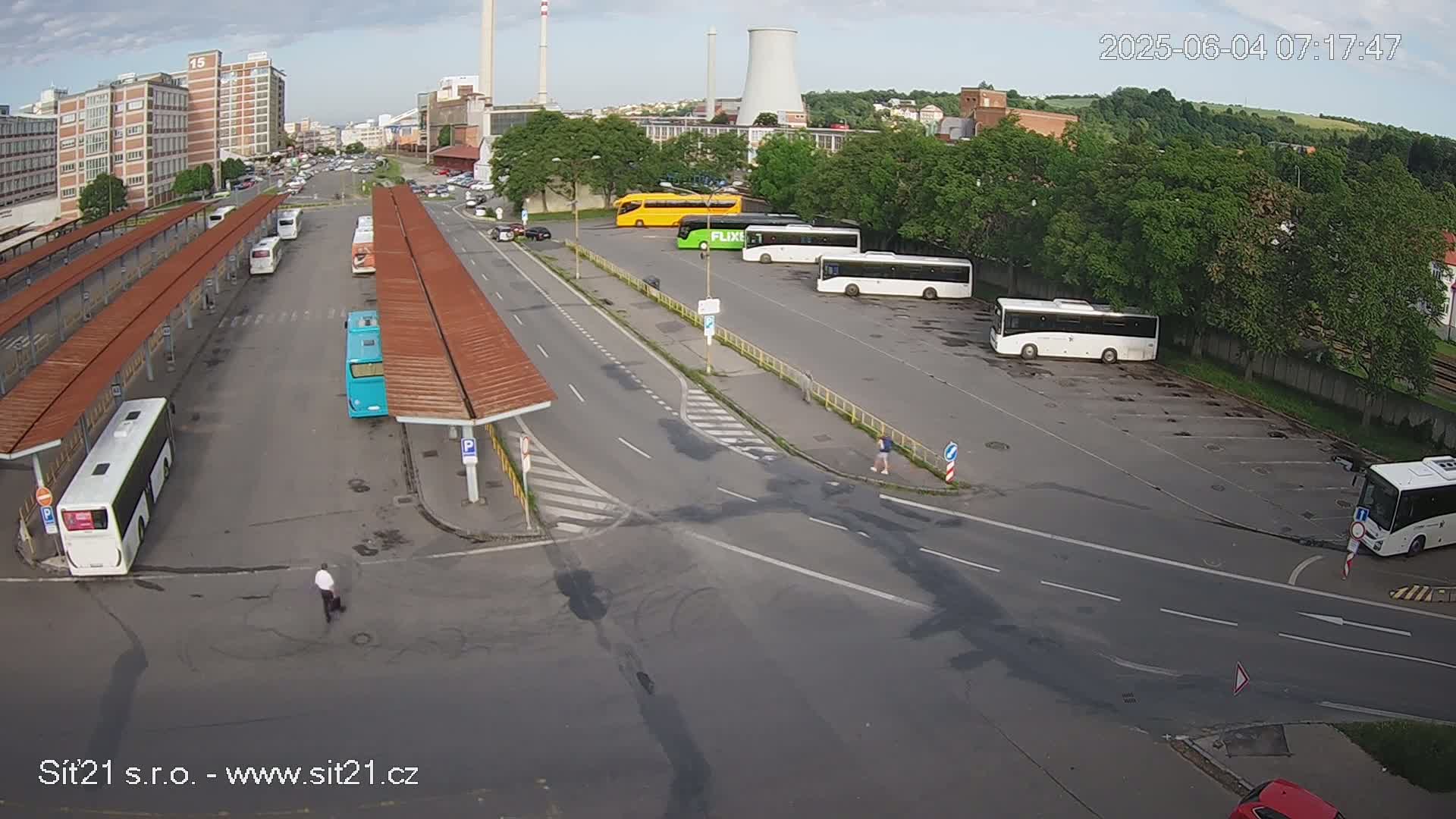 Zlín Main Train & Bus Station Live Cam -  Zlin 1, Zlin, Czechia