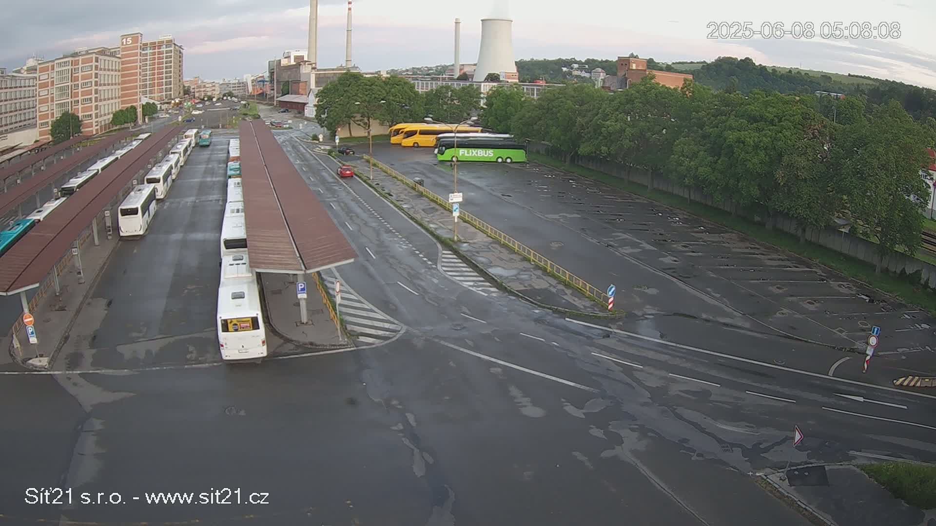 Zlín Main Train & Bus Station Live Cam -  Zlin 1, Zlin, Czechia