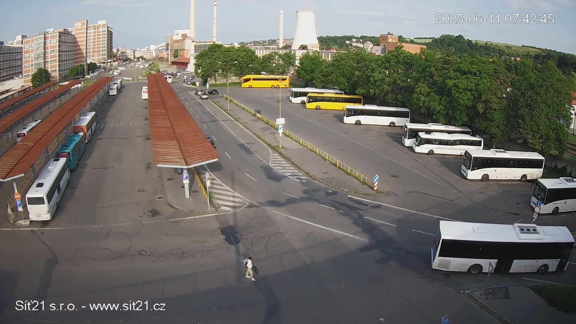 Zlín Main Train & Bus Station Live Cam -  Zlin 1, Zlin, Czechia
