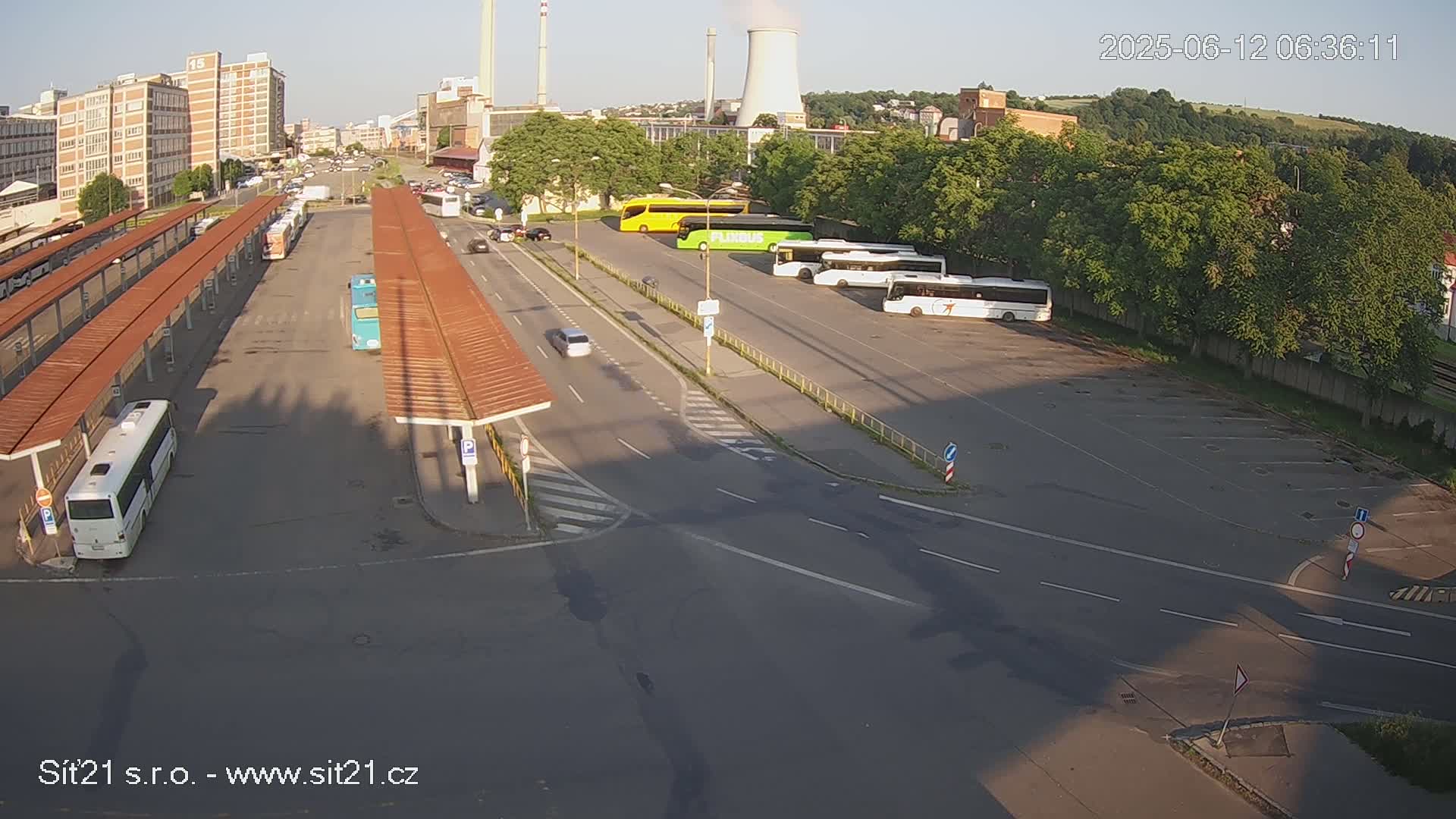Zlín Main Train & Bus Station Live Cam -  Zlin 1, Zlin, Czechia