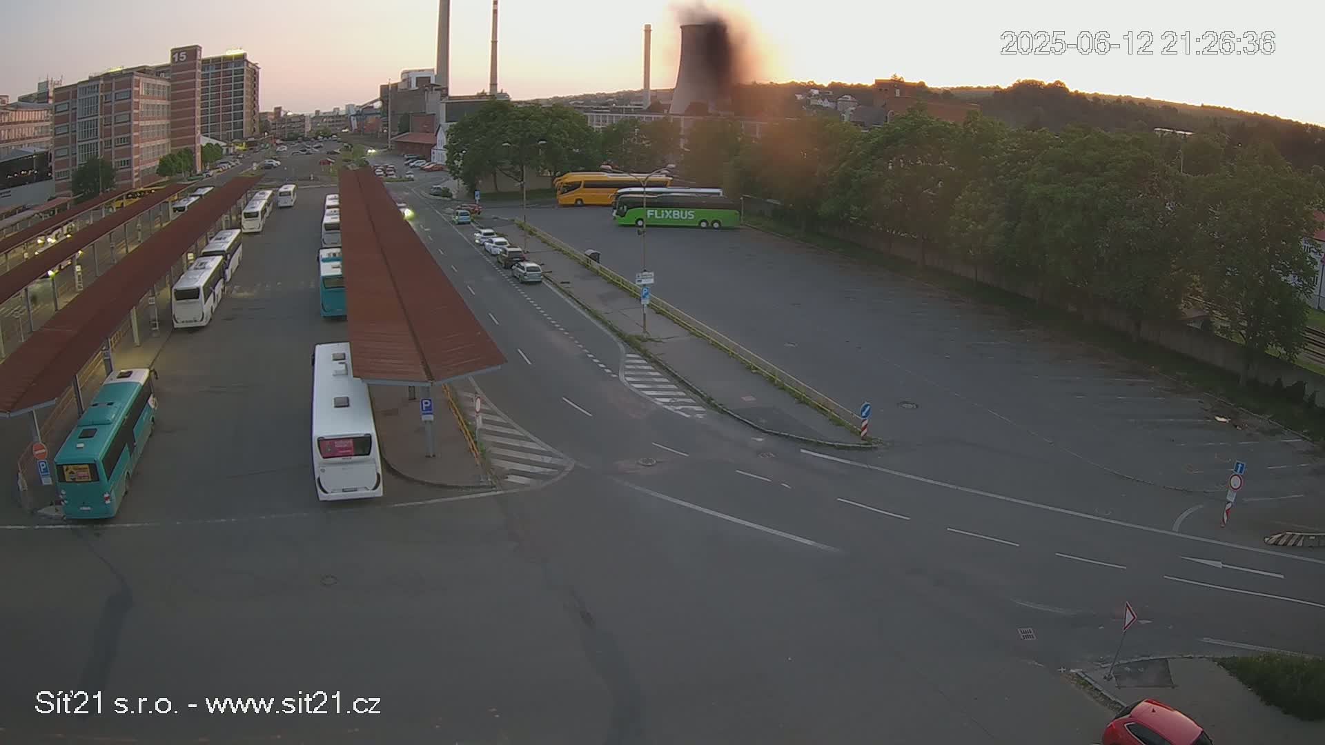 Zlín Main Train & Bus Station Live Cam -  Zlin 1, Zlin, Czechia