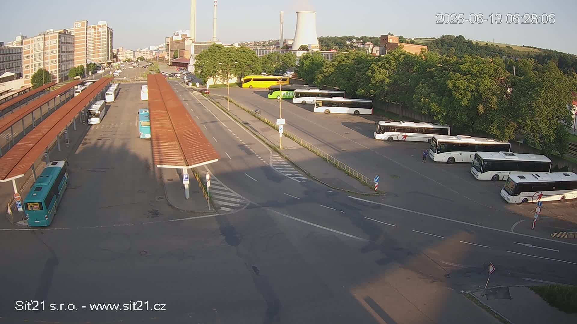 Zlín Main Train & Bus Station Live Cam -  Zlin 1, Zlin, Czechia