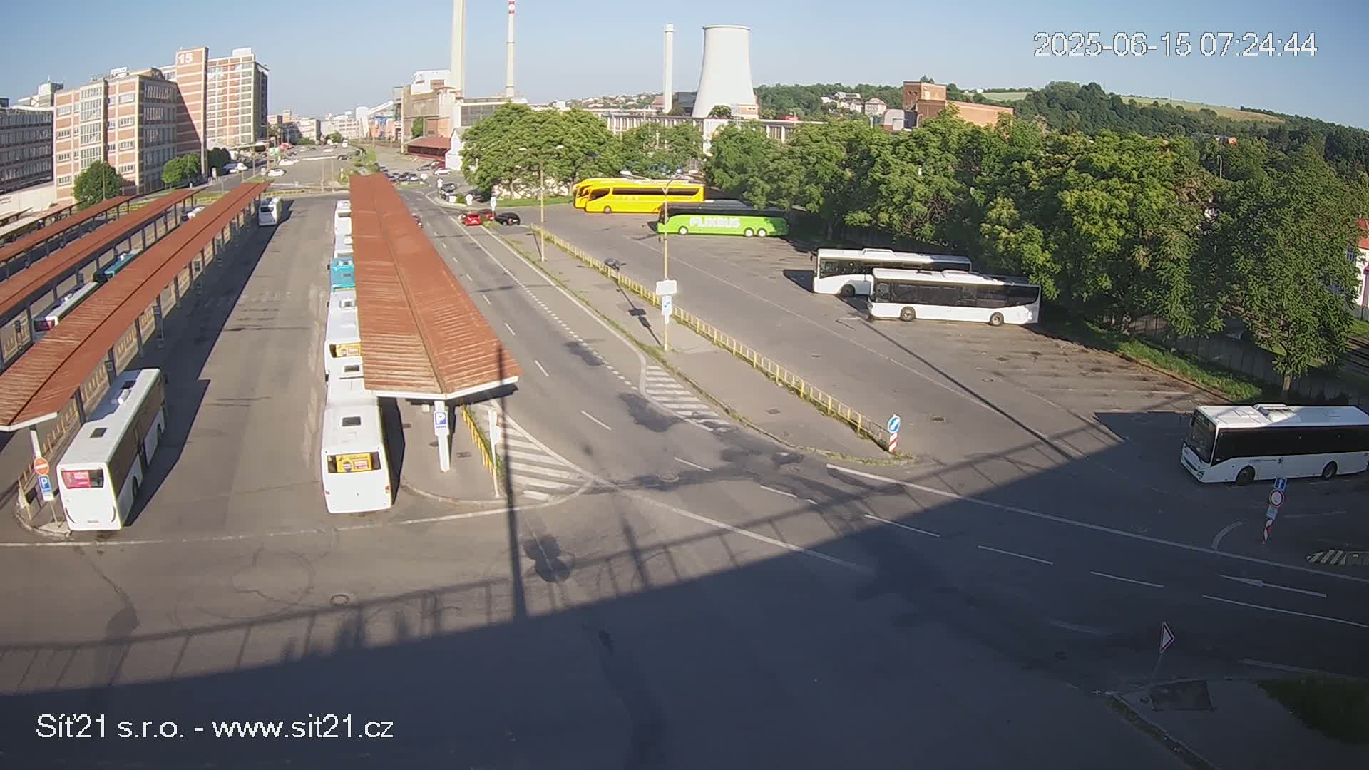 Zlín Main Train & Bus Station Live Cam -  Zlin 1, Zlin, Czechia