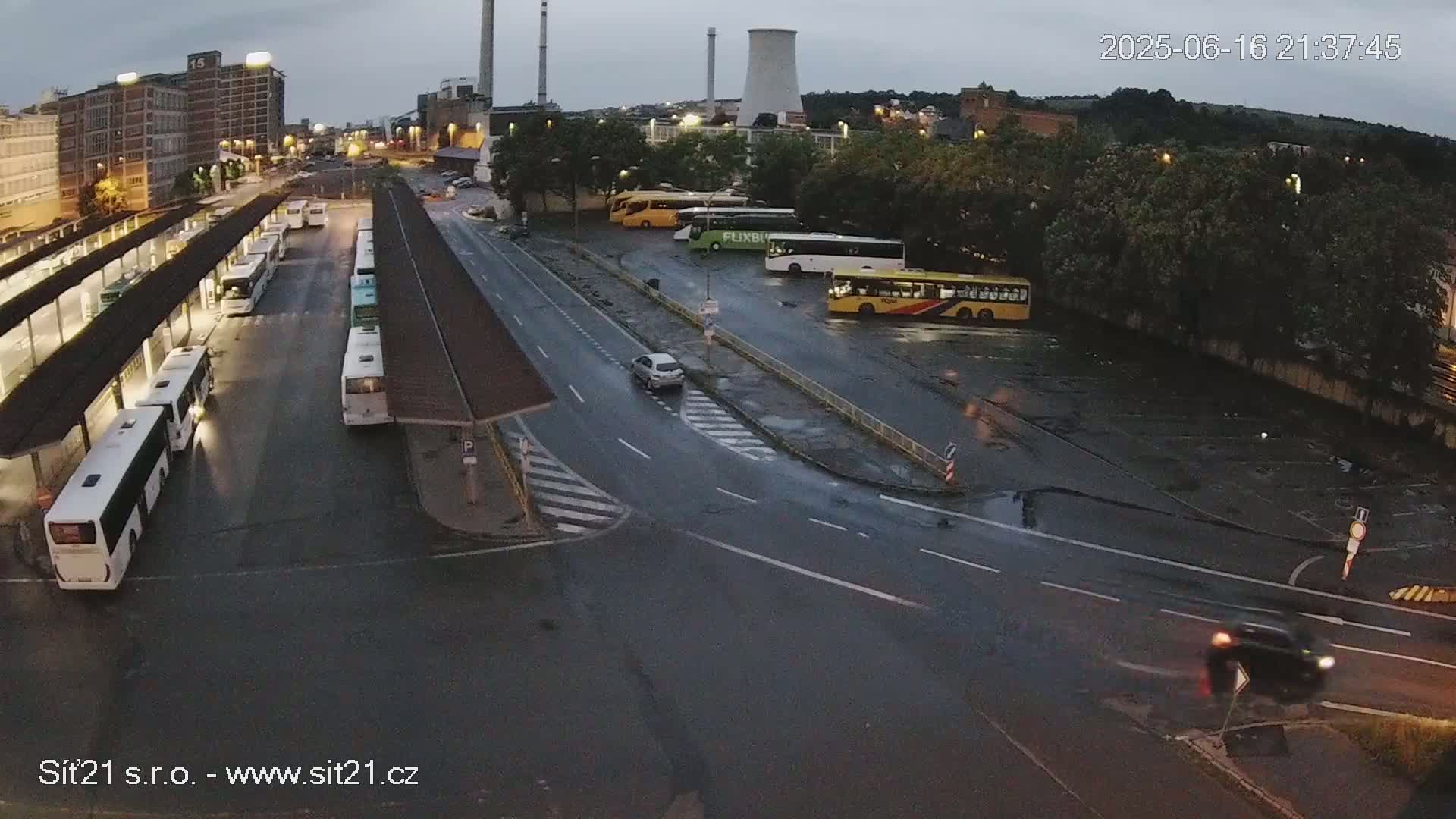 Zlín Main Train & Bus Station Live Cam -  Zlin 1, Zlin, Czechia