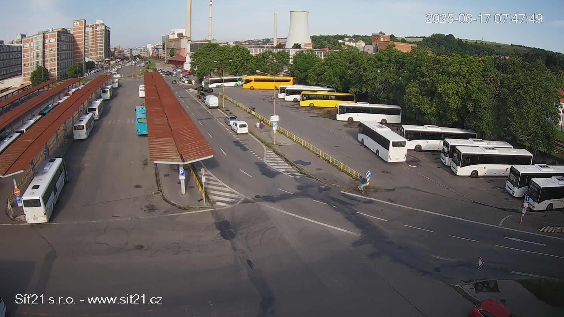 Zlín Main Train & Bus Station Live Cam -  Zlin 1, Zlin, Czechia