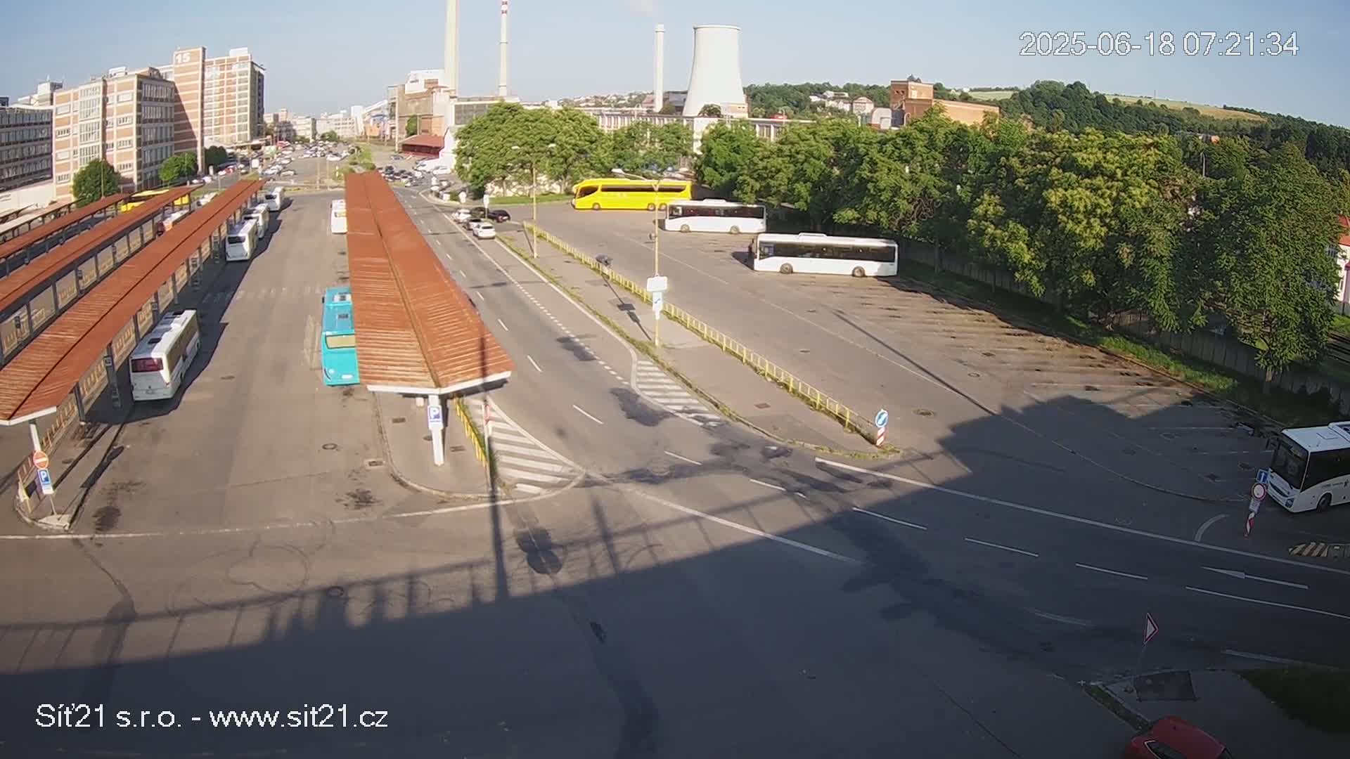 Zlín Main Train & Bus Station Live Cam -  Zlin 1, Zlin, Czechia