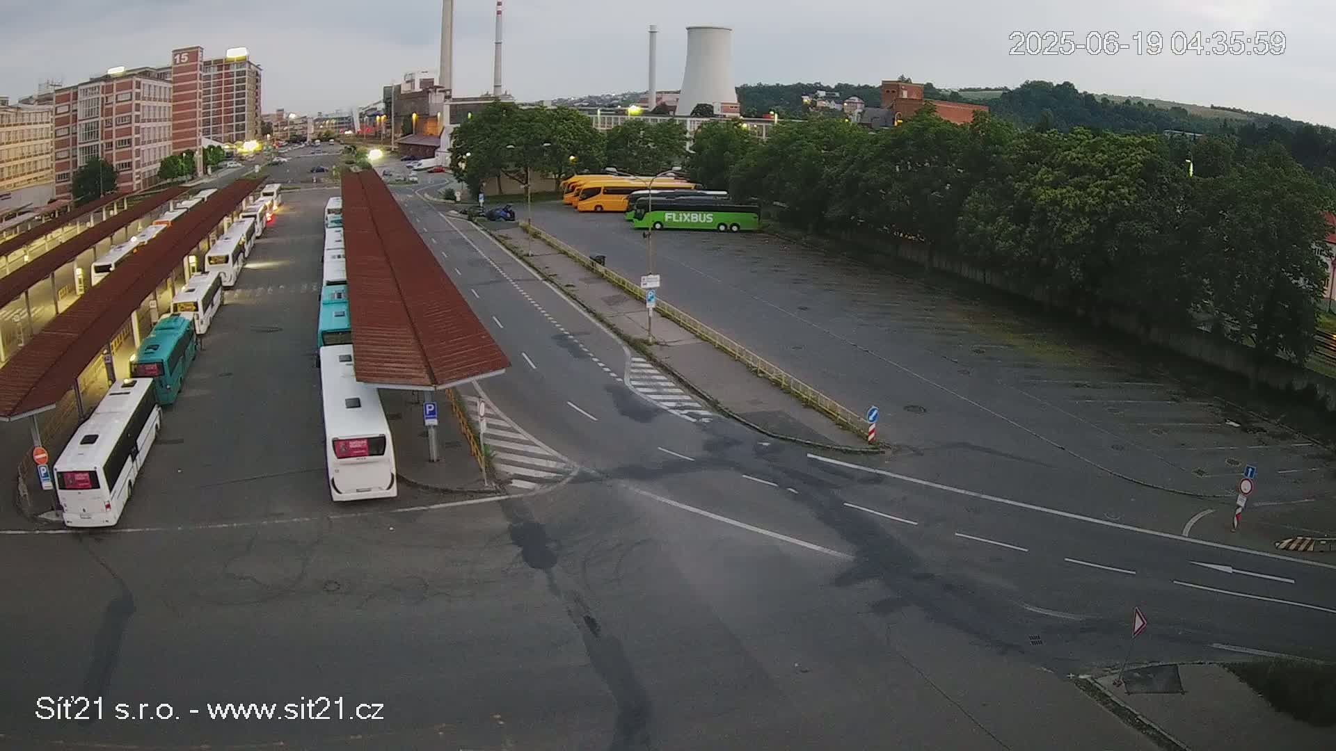 Zlín Main Train & Bus Station Live Cam -  Zlin 1, Zlin, Czechia