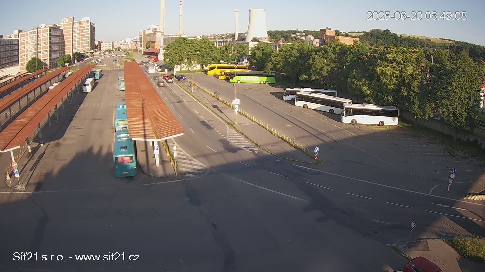 Zlín Main Train & Bus Station Live Cam -  Zlin 1, Zlin, Czechia