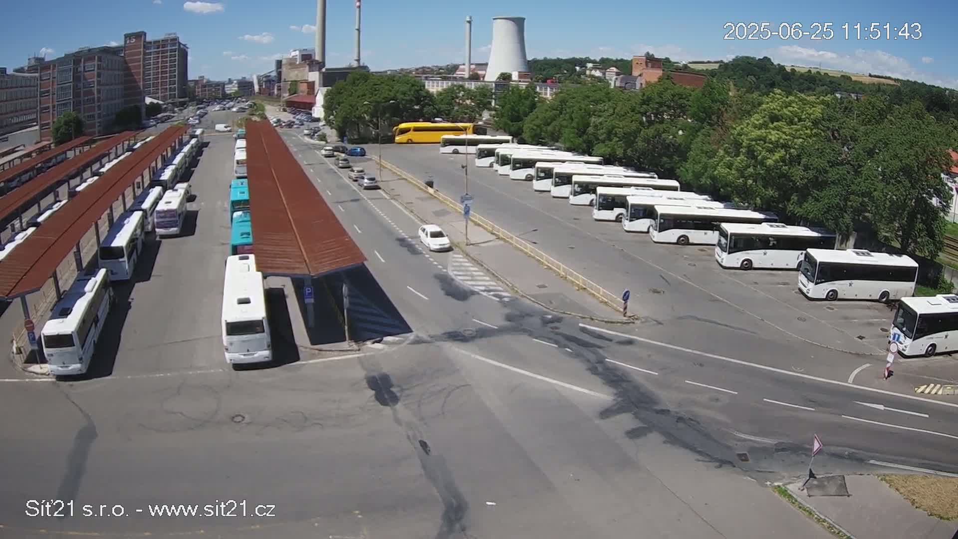 Zlín Main Train & Bus Station Live Cam -  Zlin 1, Zlin, Czechia