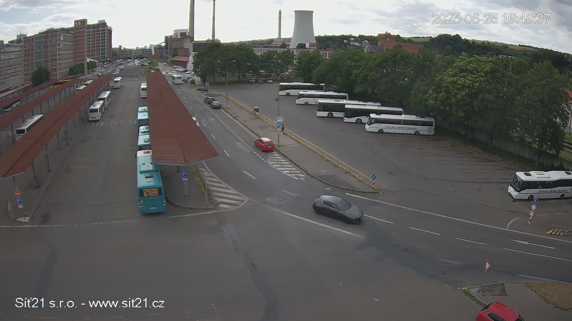 Zlín Main Train & Bus Station Live Cam -  Zlin 1, Zlin, Czechia
