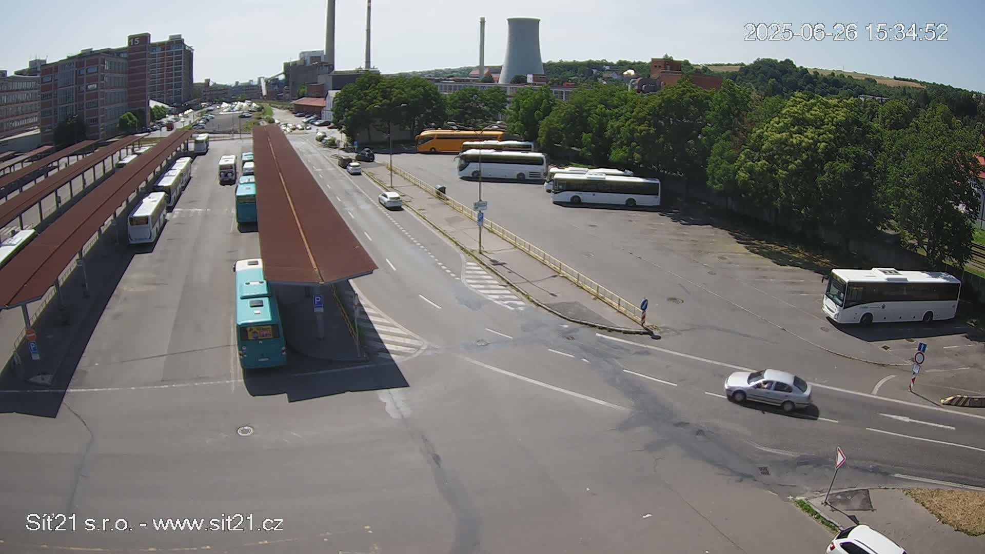 Zlín Main Train & Bus Station Live Cam -  Zlin 1, Zlin, Czechia