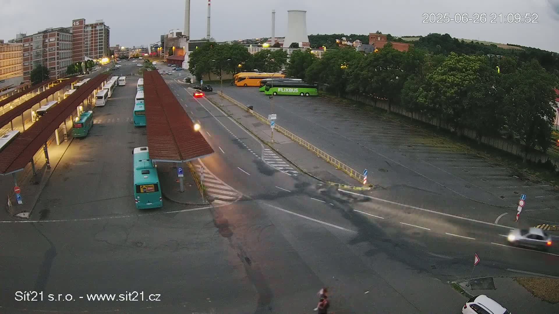 Zlín Main Train & Bus Station Live Cam -  Zlin 1, Zlin, Czechia