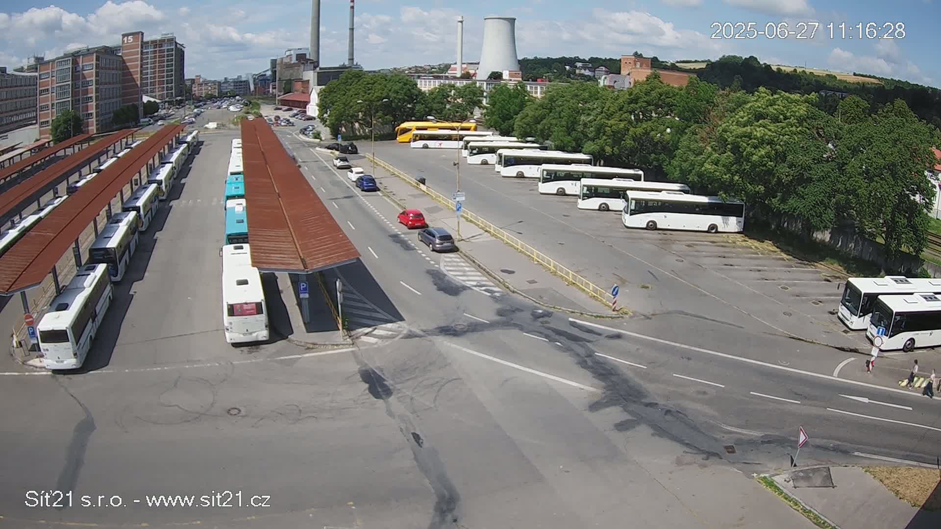 Zlín Main Train & Bus Station Live Cam -  Zlin 1, Zlin, Czechia