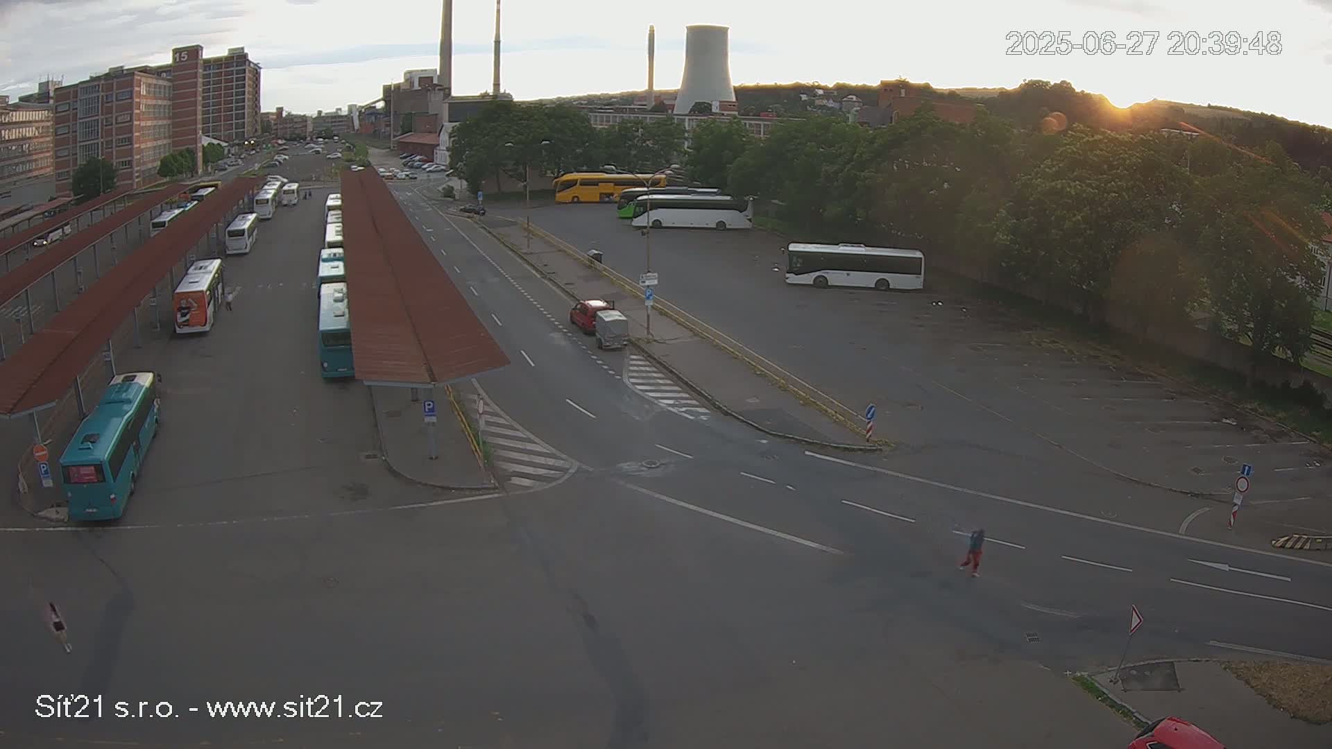 Zlín Main Train & Bus Station Live Cam -  Zlin 1, Zlin, Czechia