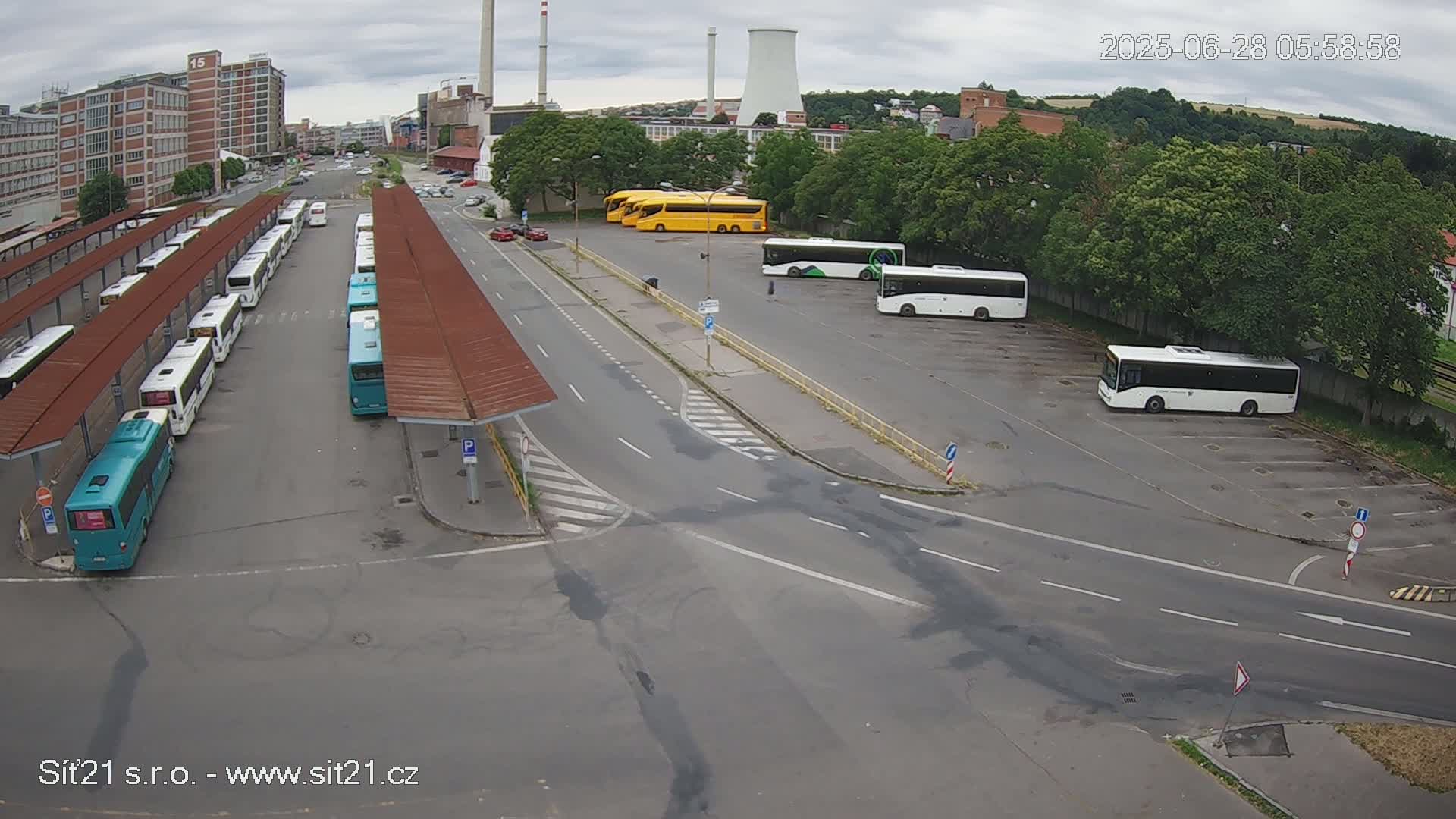 Zlín Main Train & Bus Station Live Cam -  Zlin 1, Zlin, Czechia