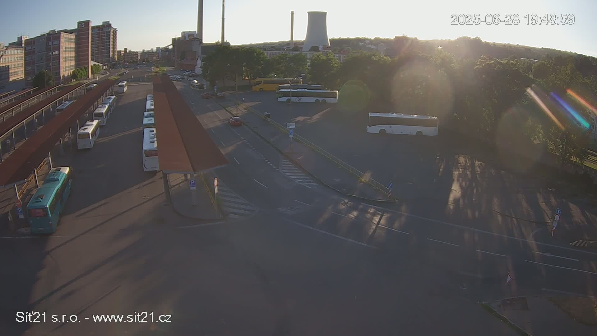 Zlín Main Train & Bus Station Live Cam -  Zlin 1, Zlin, Czechia