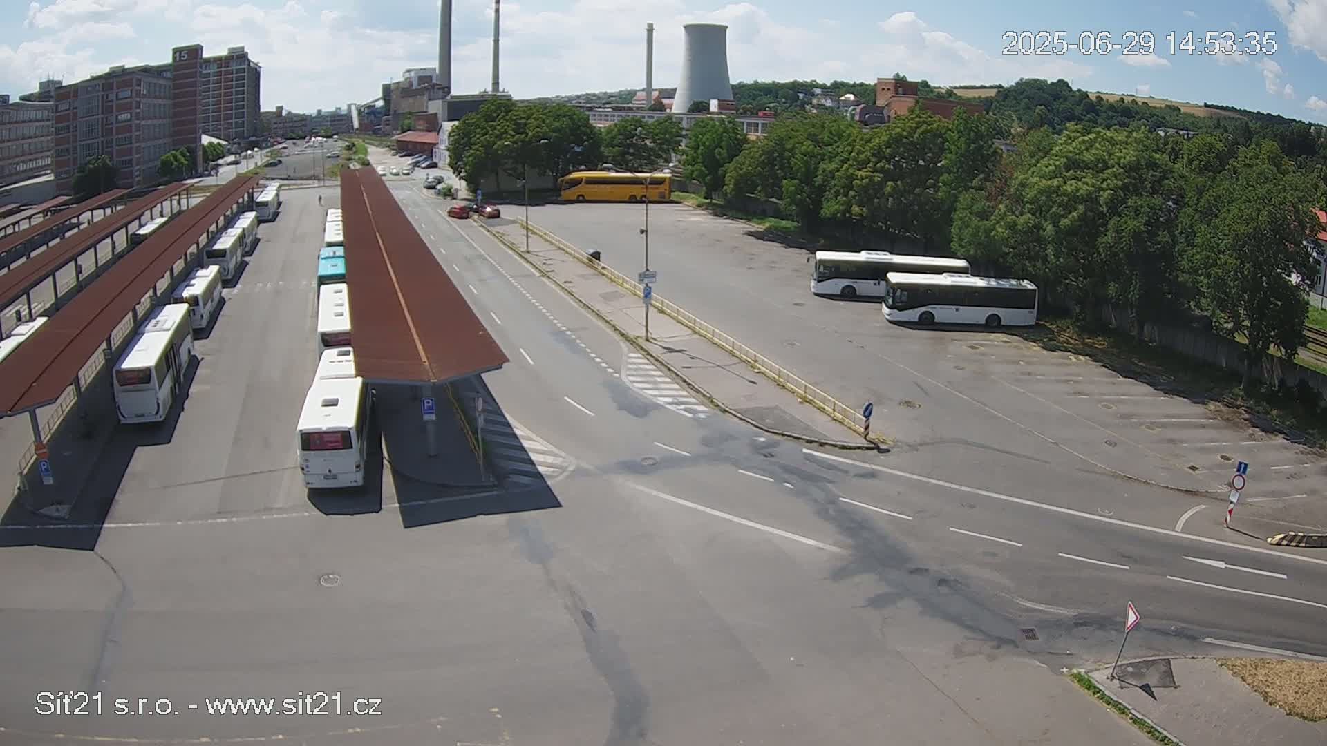 Zlín Main Train & Bus Station Live Cam -  Zlin 1, Zlin, Czechia