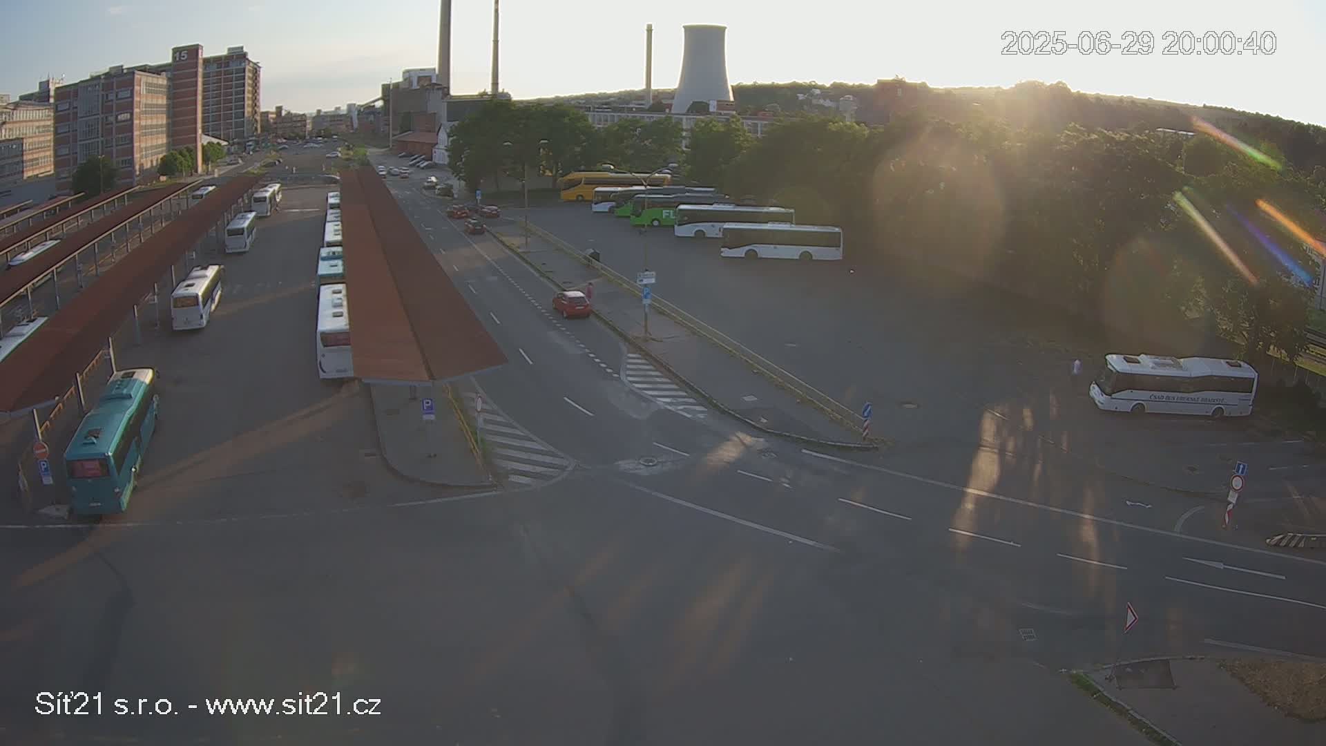 Zlín Main Train & Bus Station Live Cam -  Zlin 1, Zlin, Czechia