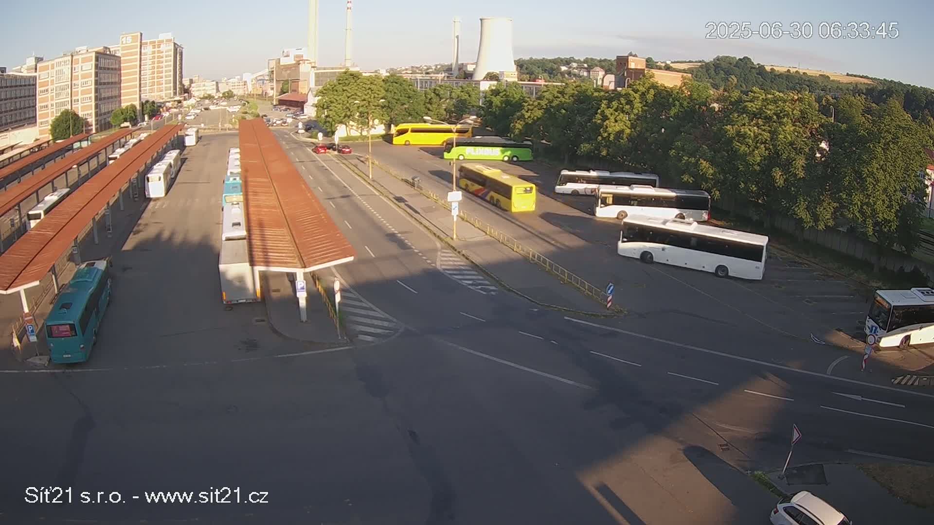 Zlín Main Train & Bus Station Live Cam -  Zlin 1, Zlin, Czechia