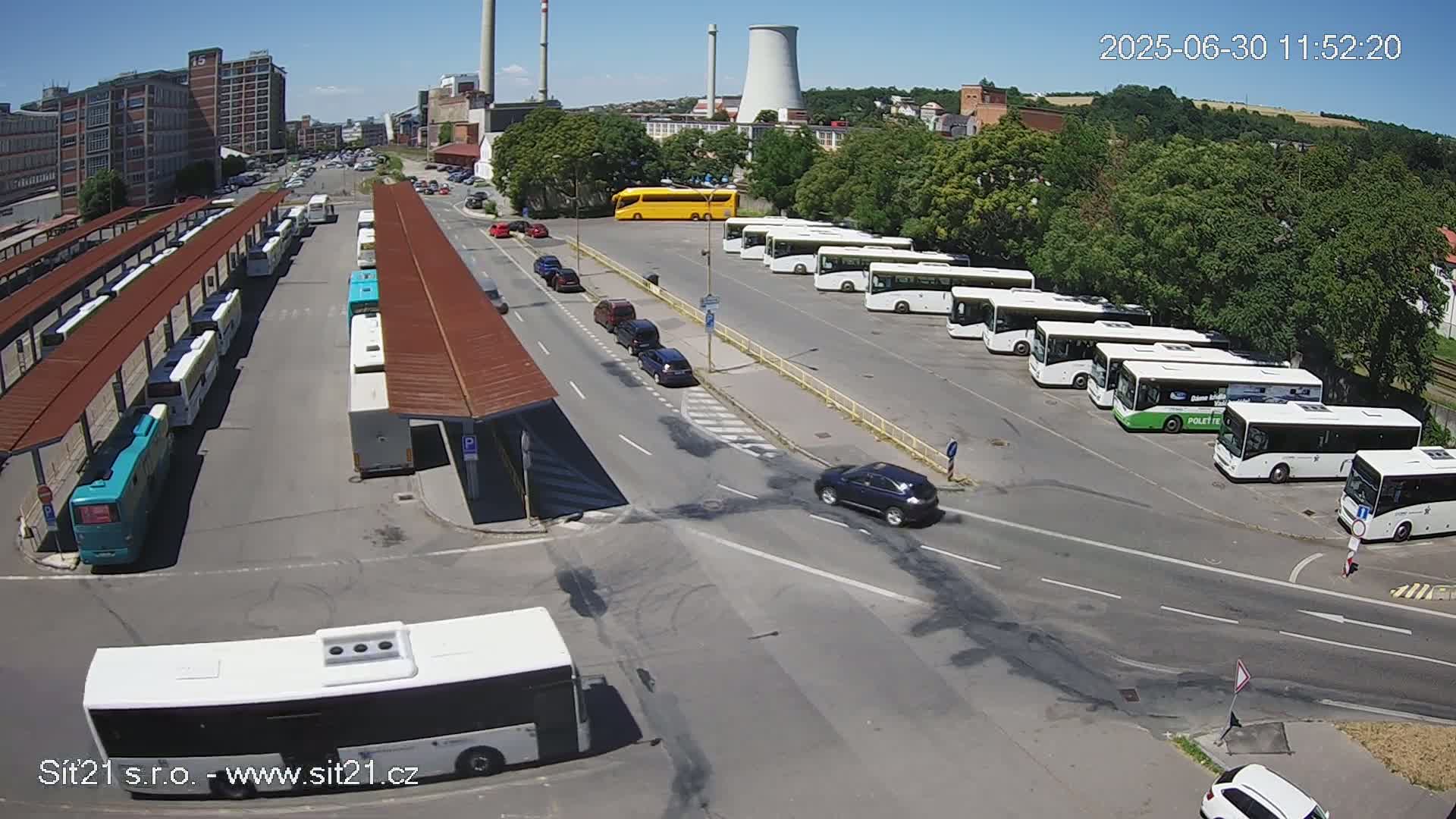 Zlín Main Train & Bus Station Live Cam -  Zlin 1, Zlin, Czechia