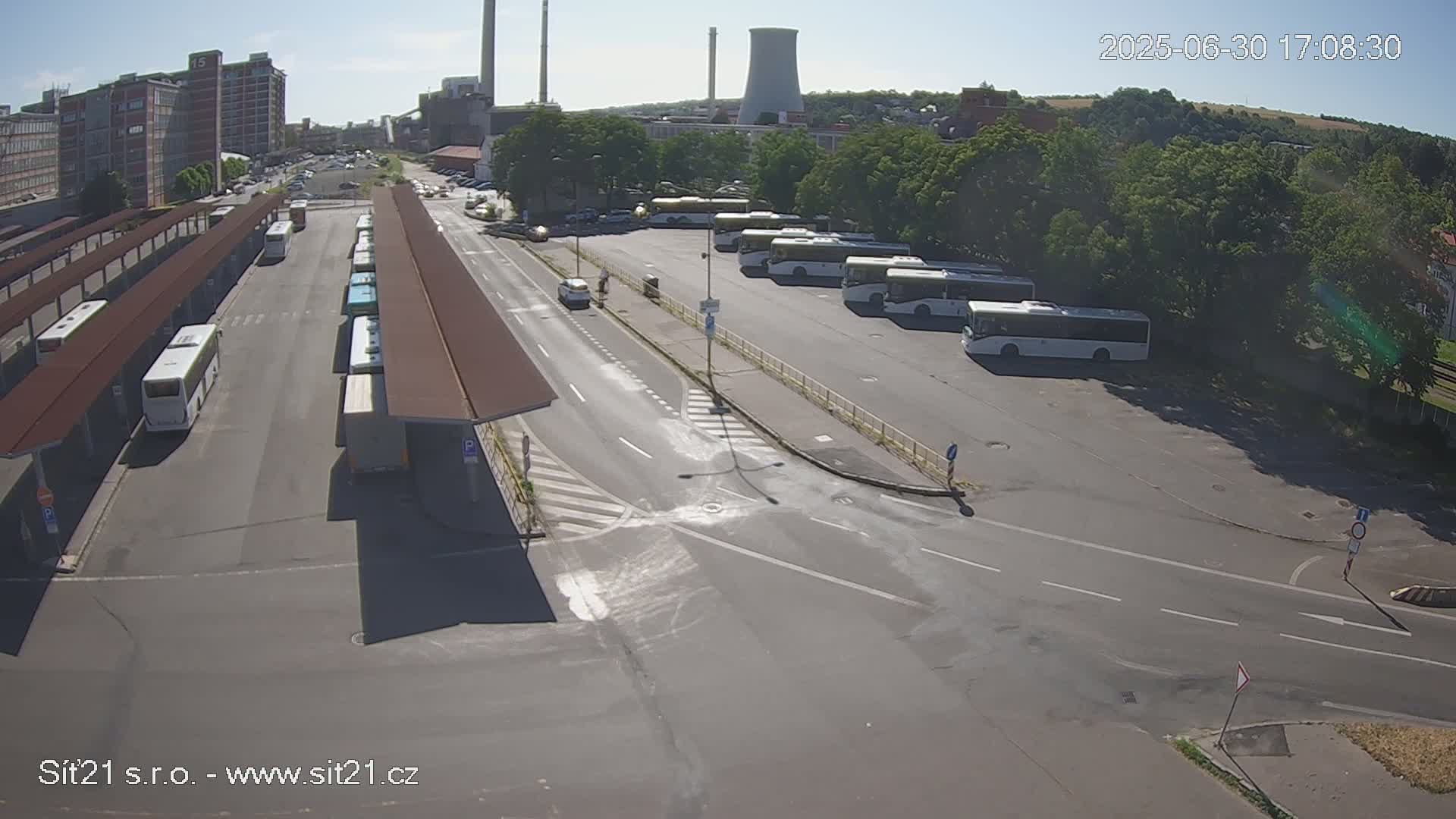 Zlín Main Train & Bus Station Live Cam -  Zlin 1, Zlin, Czechia